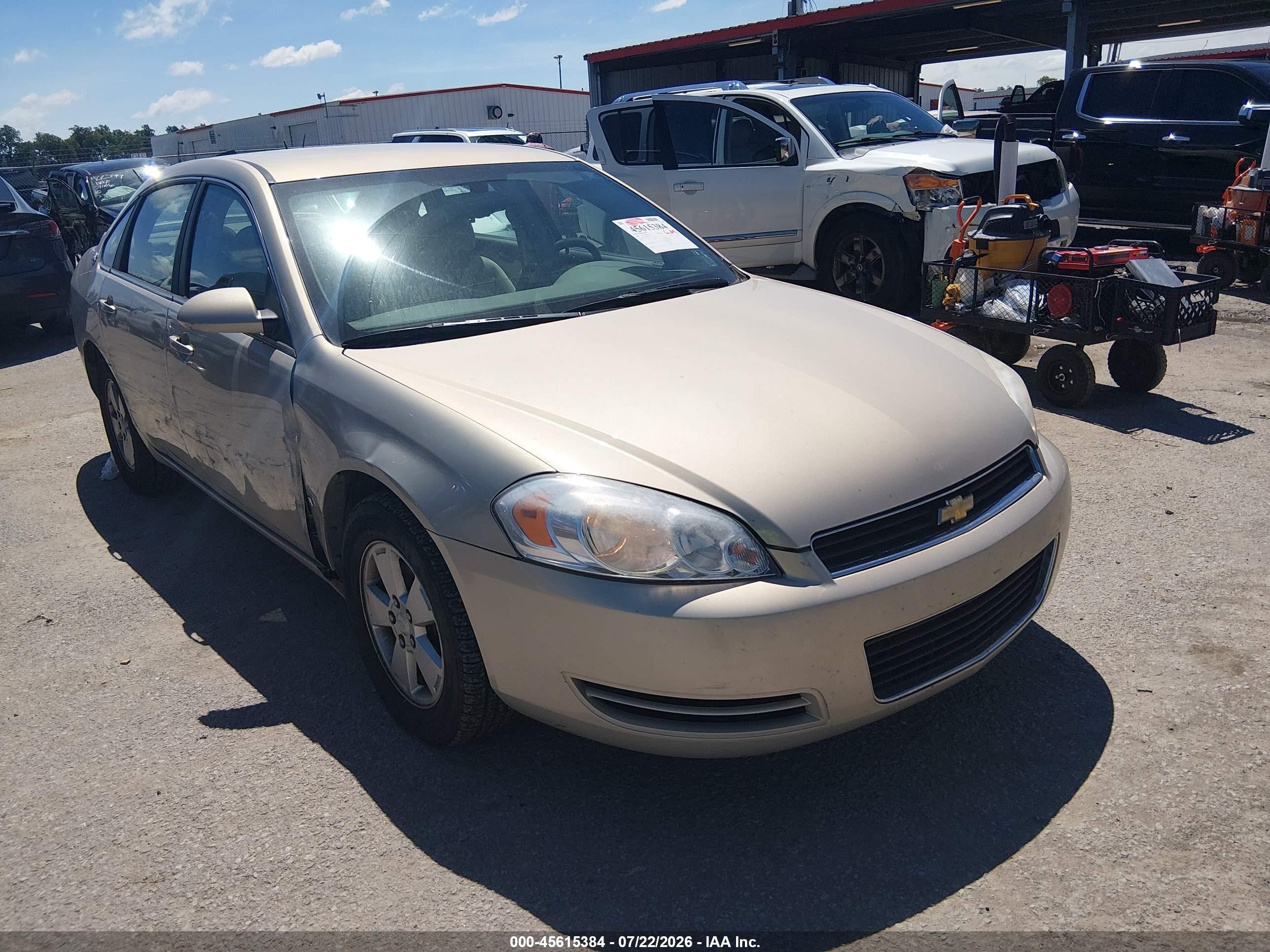 2008 Chevrolet Impala LT, VIN 2G1WT58K589274650 — Side