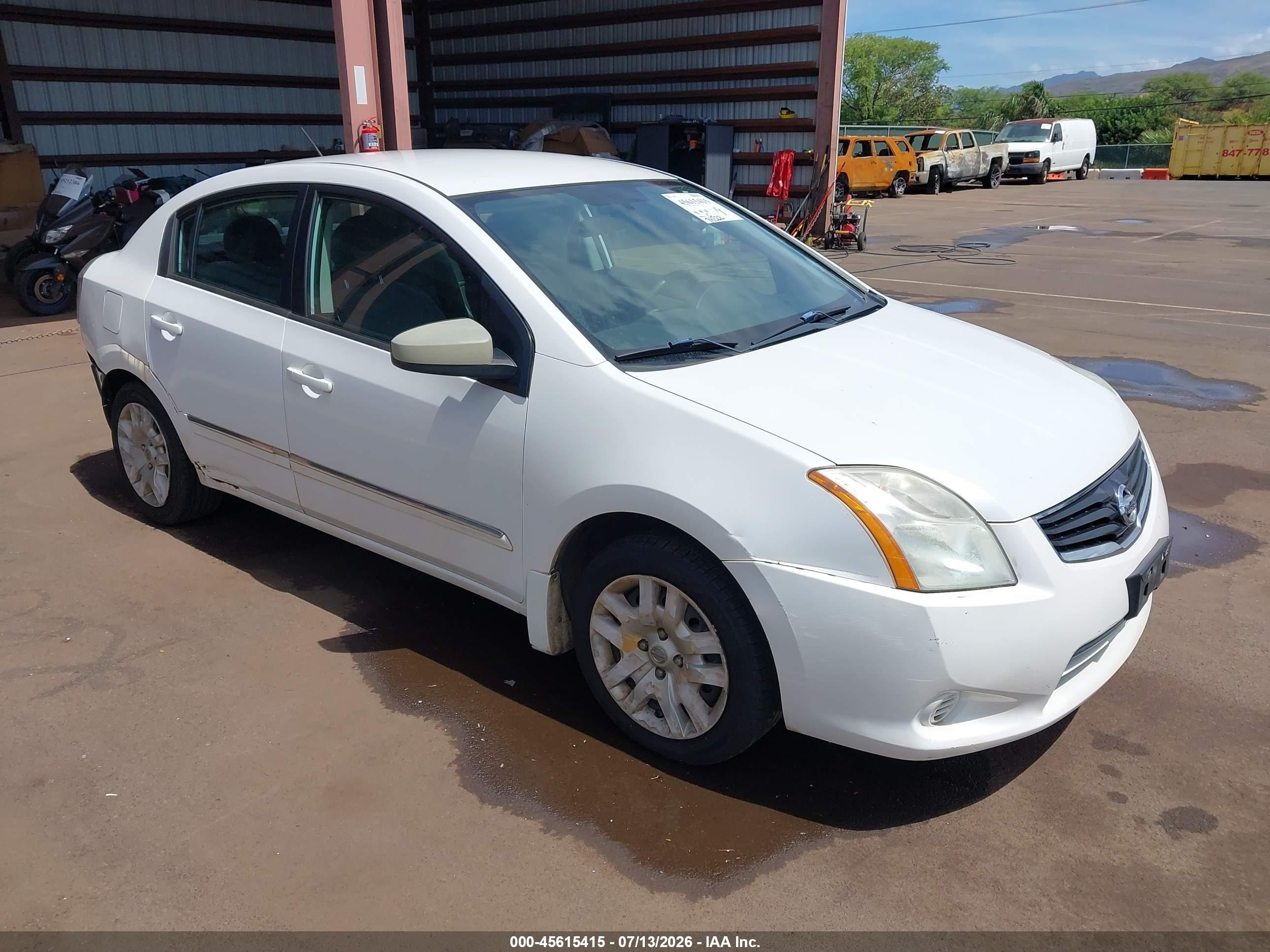 2010 Nissan Sentra S, VIN 3N1AB6AP7AL729651 — Rear end