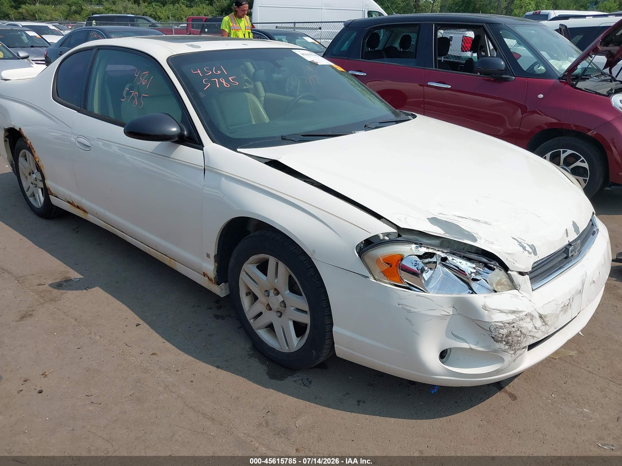 2006 Chevrolet Monte Carlo LTZ, VIN 2G1WN151869347585 — Front end
