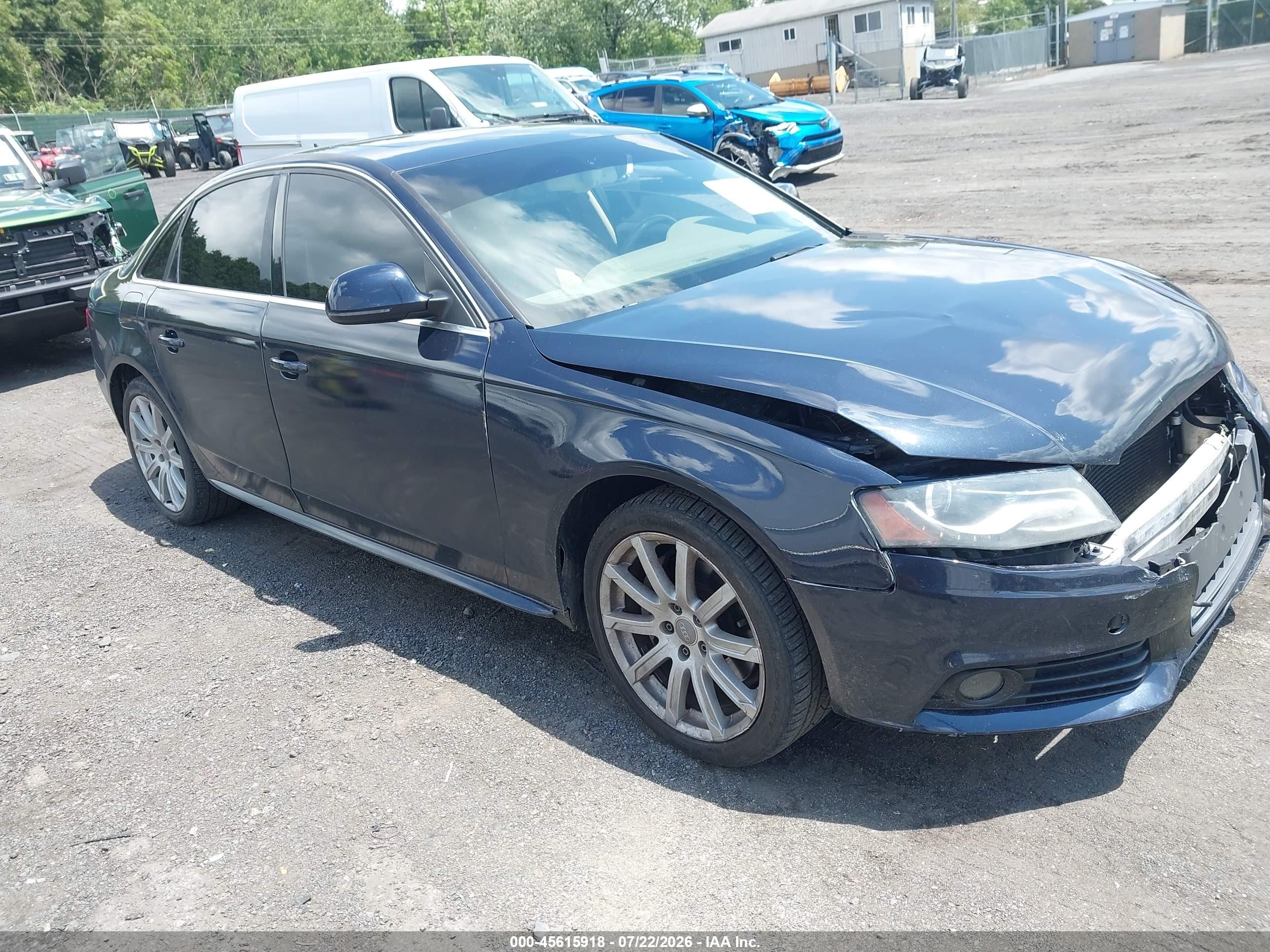 2012 Audi A4 Premium Plus, VIN WAUFFAFL5CN019051 — Front end