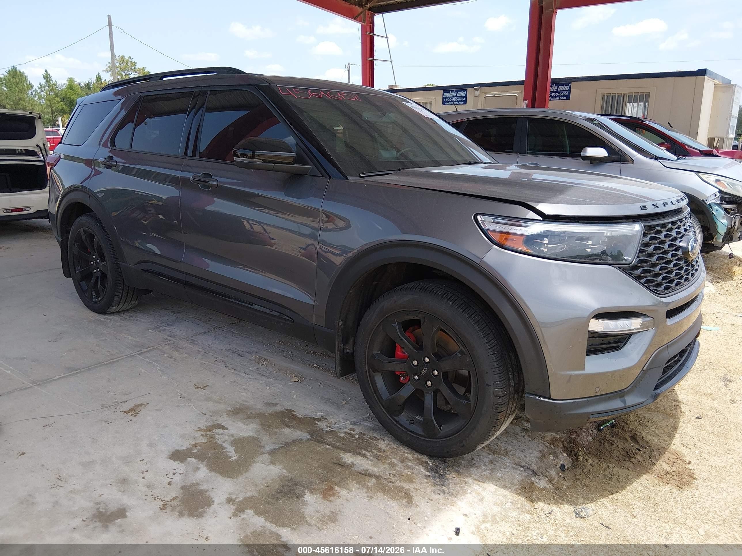 2023 Ford Explorer ST, VIN 1FM5K8GC1PGA71316 — Rear end