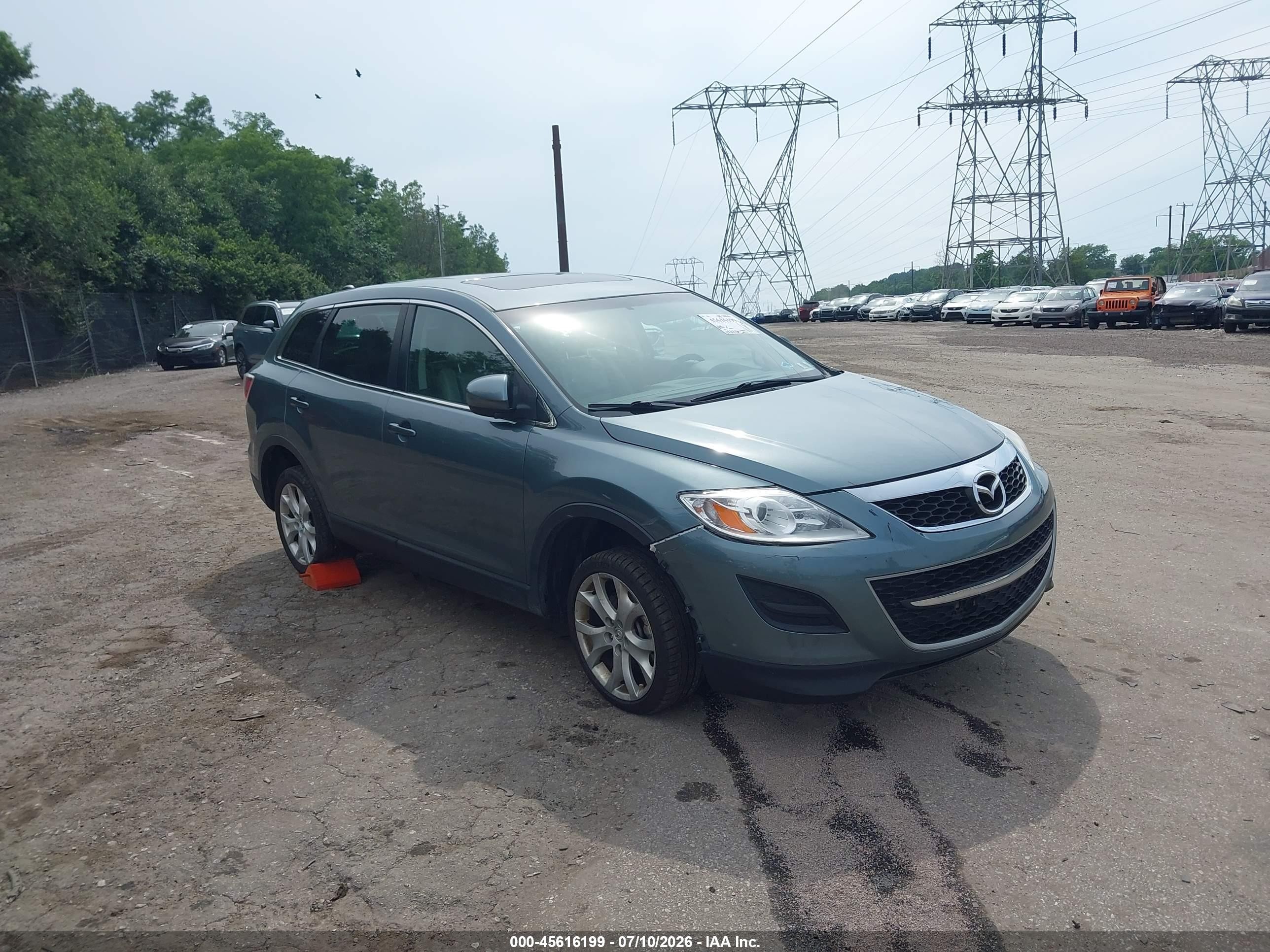 2012 Mazda CX-9 Touring, VIN JM3TB3CV6C0357890 — Normal wear