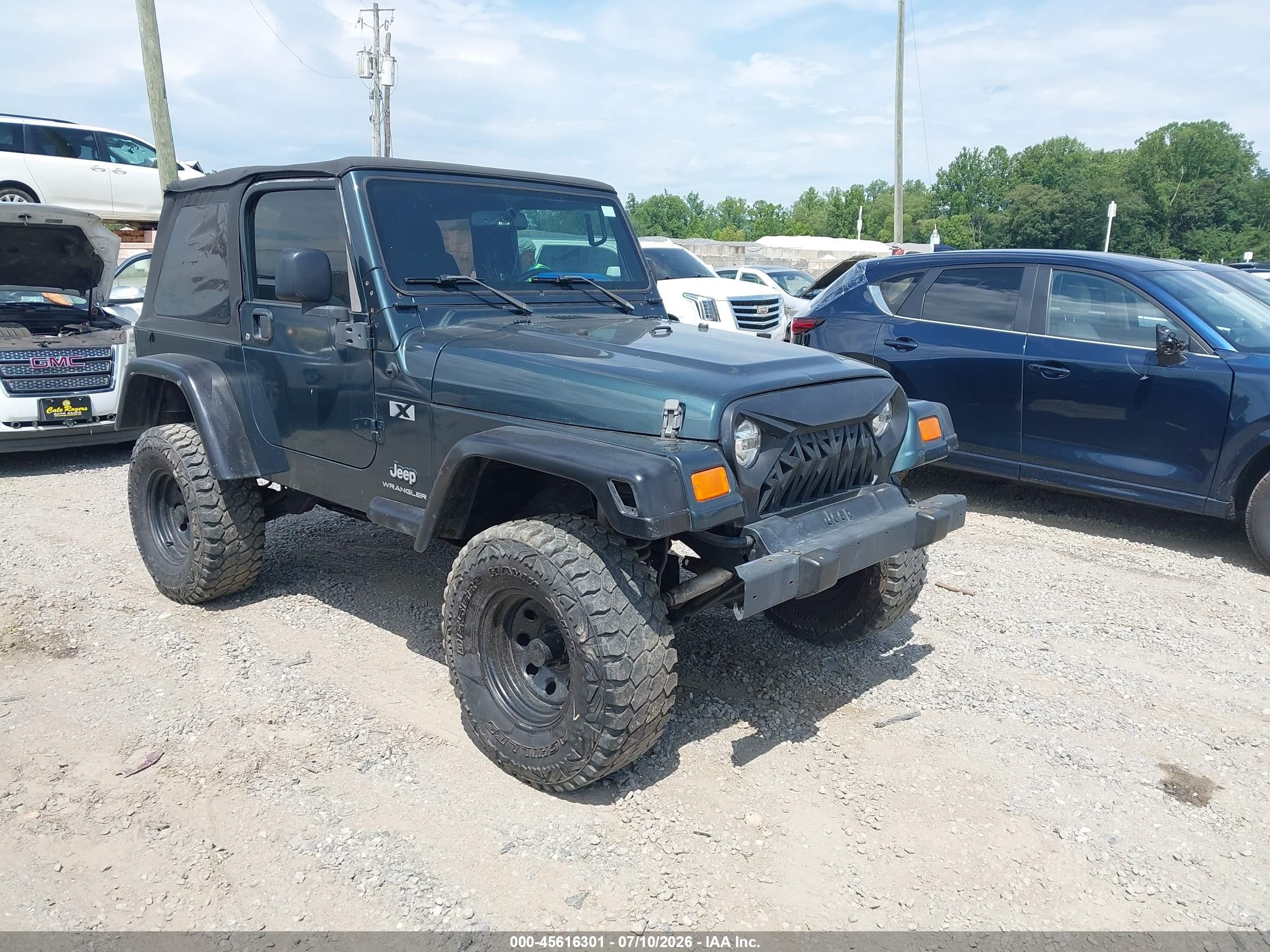 2006 Jeep Wrangler X, VIN 1J4FA39S56P709580 — Repossession