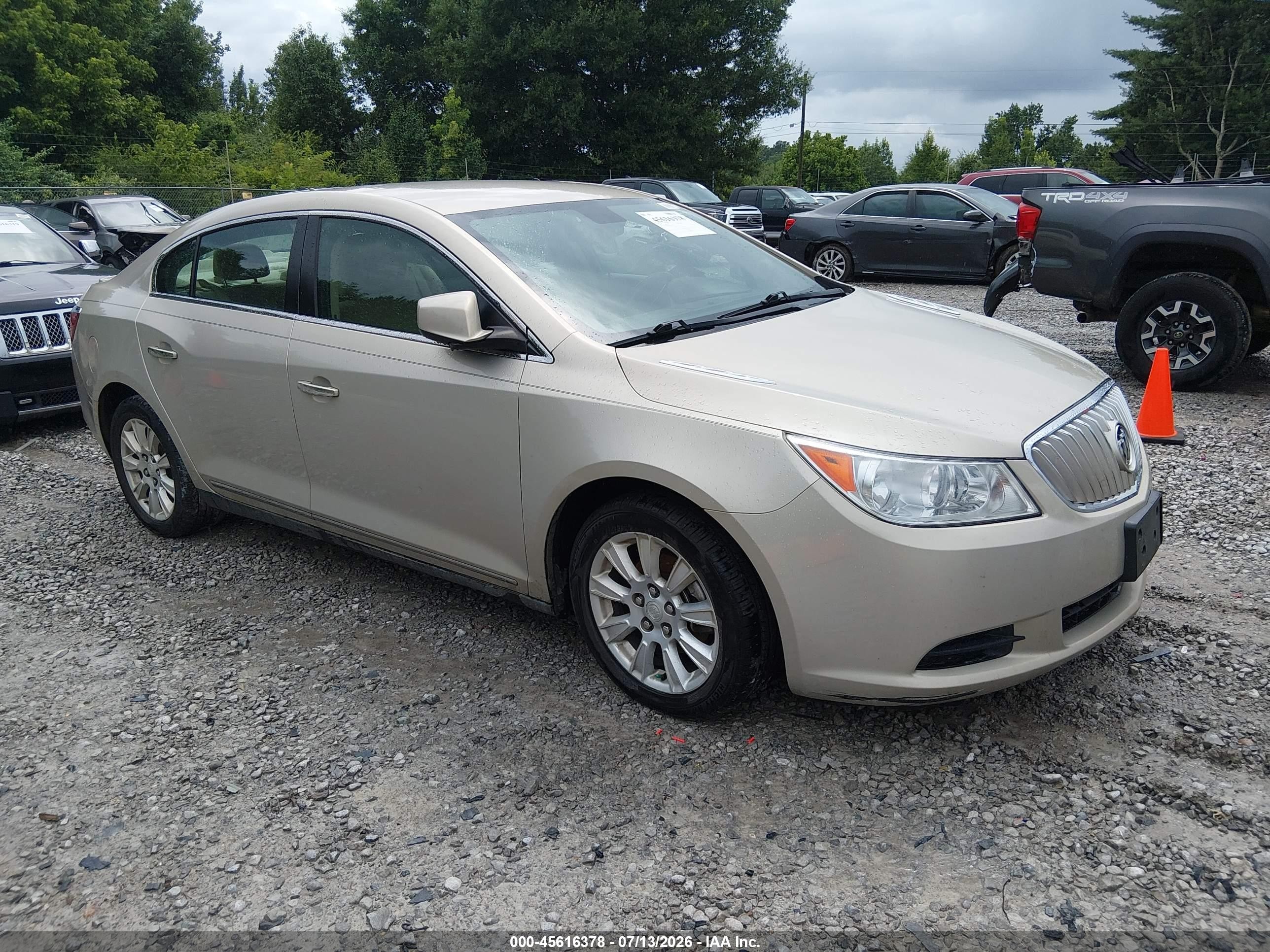 2012 Buick LaCrosse Convenience, VIN 1G4GB5ER4CF346854 — Not stated