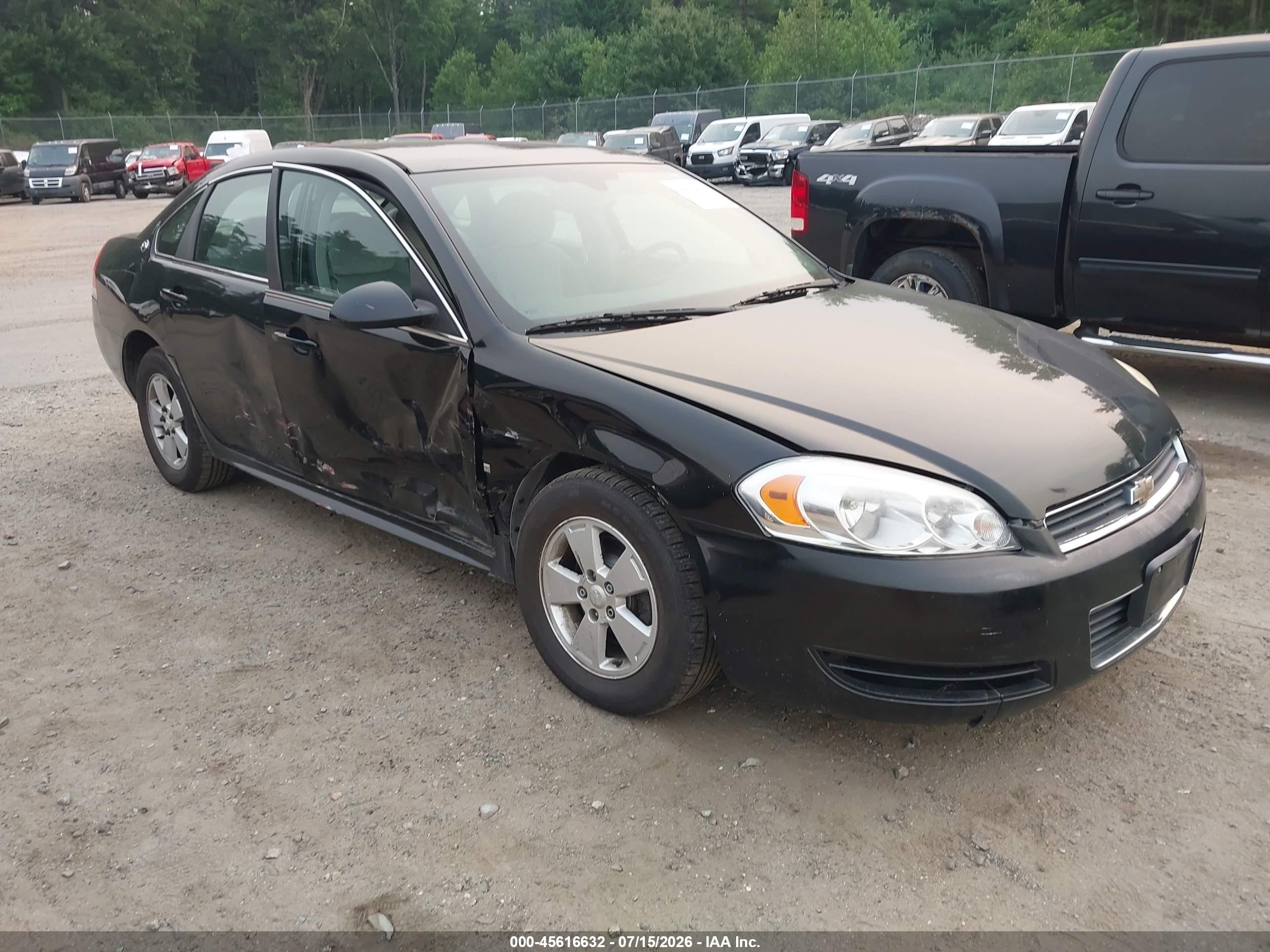 2009 Chevrolet Impala LS, VIN 2G1WB57K791286125 — Side