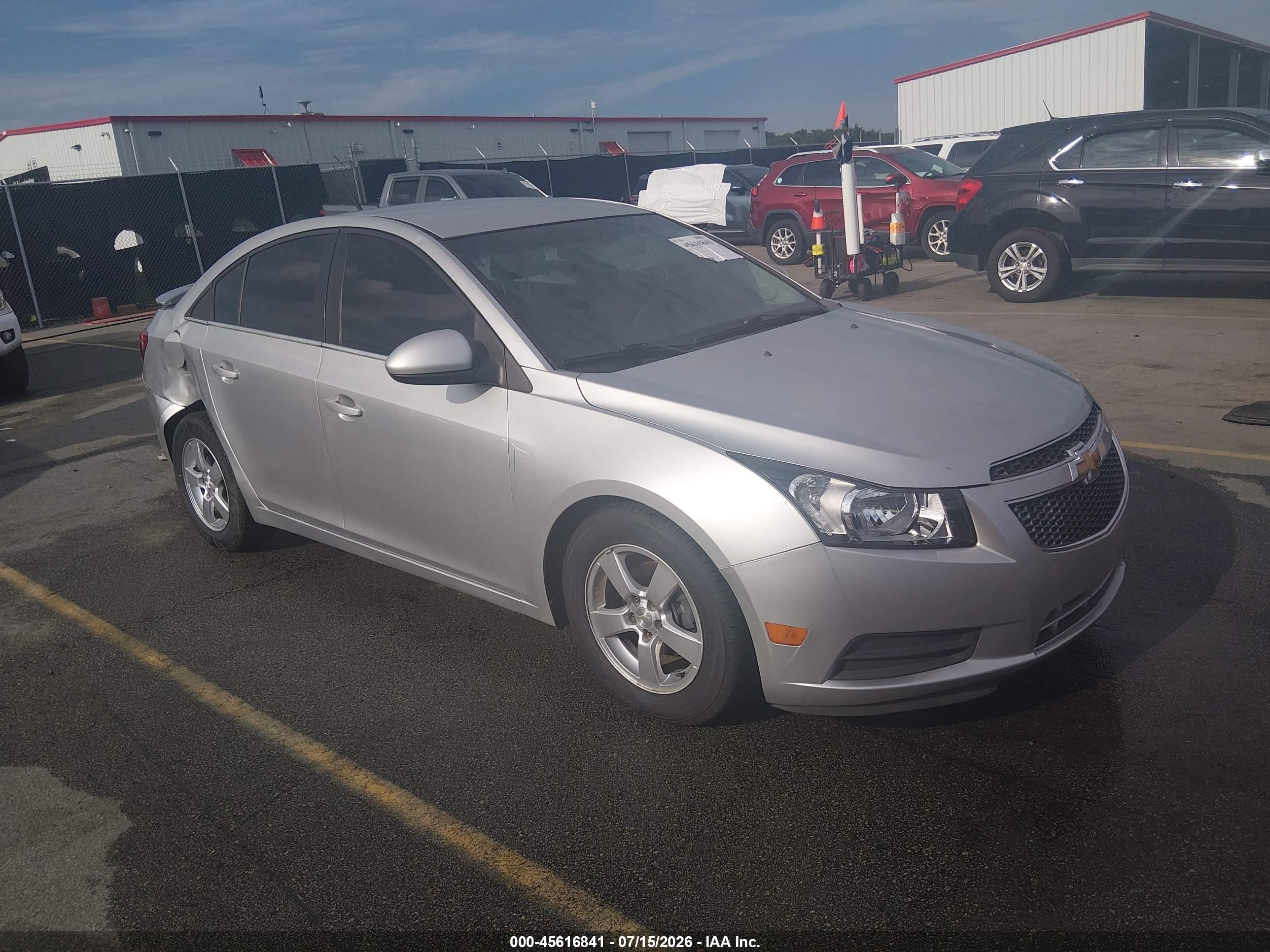 2014 Chevrolet Cruze 1LT, VIN 1G1PC5SB1E7479831 — Rear end
