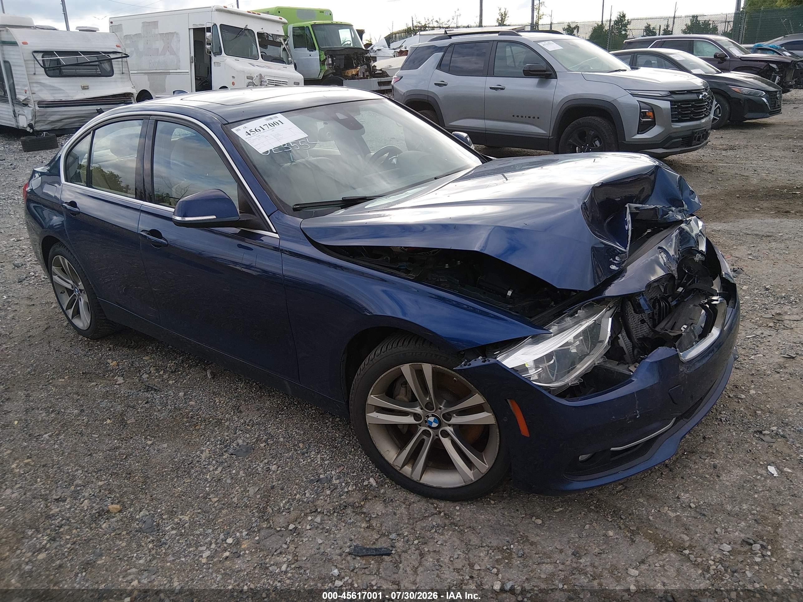 2016 BMW 3 Series 340i, VIN WBA8B3C55GK384178 — Front end