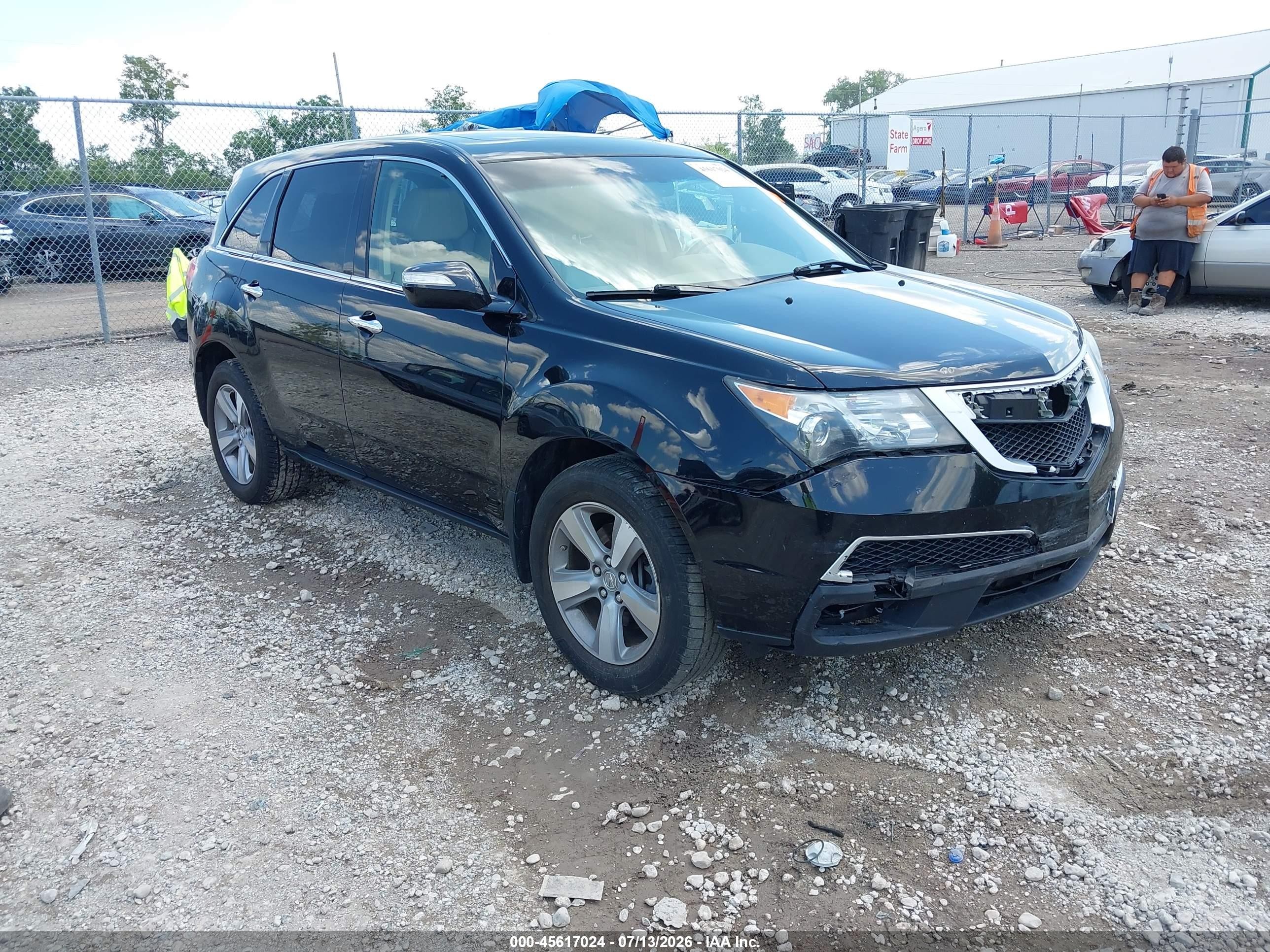 2013 Acura MDX Technology, VIN 2HNYD2H39DH503846 — Front end