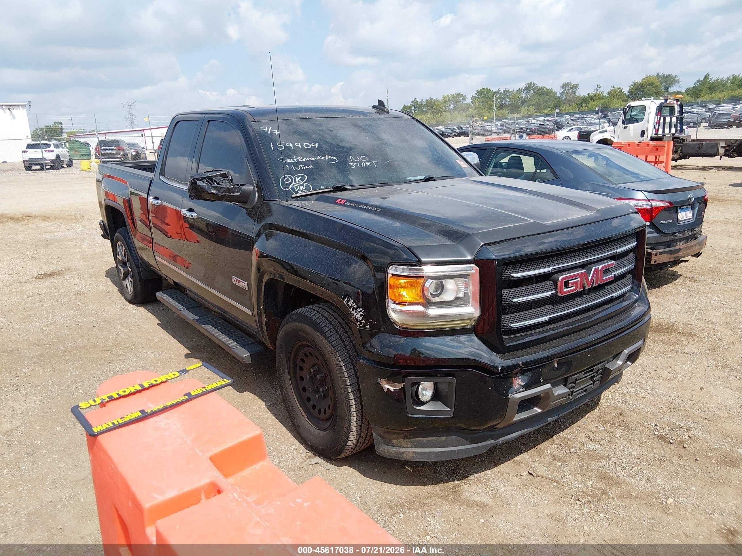 2015 GMC Sierra 1500 SLE, VIN 1GTV2UEC5FZ159904 — Side