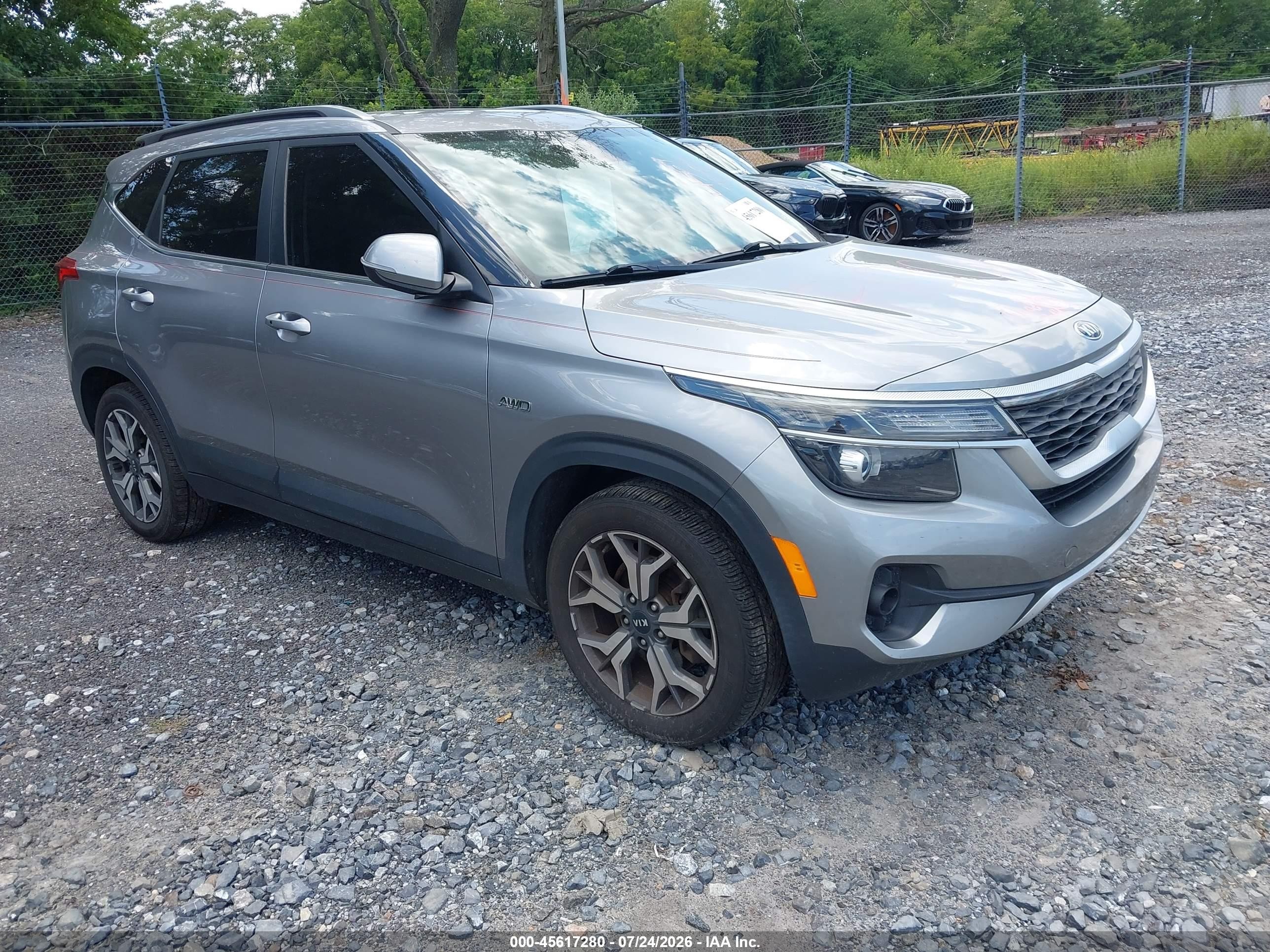 2021 Kia Seltos EX, VIN KNDERCAA5M7078548 — Вода / потоп