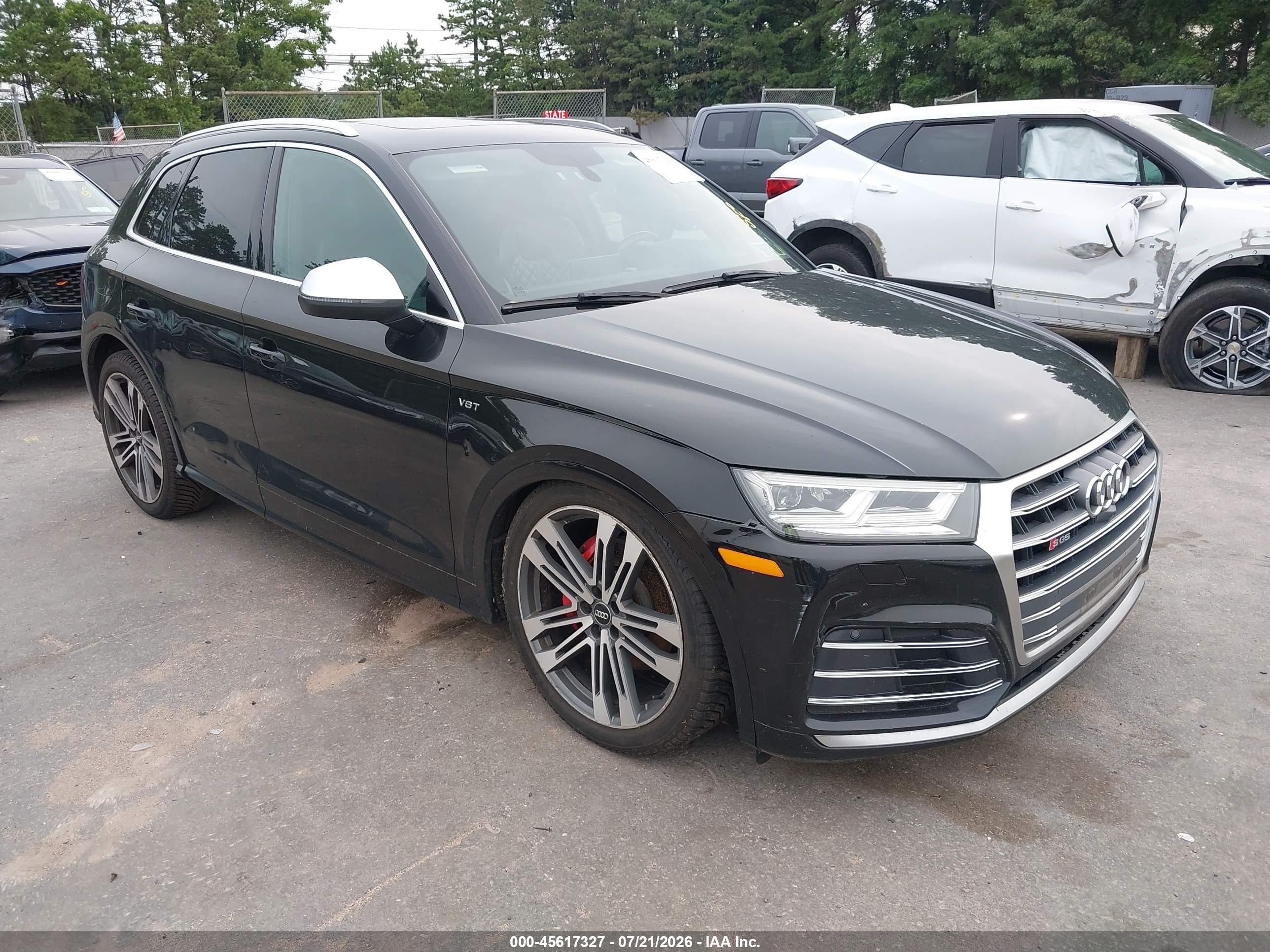 2018 Audi SQ5 Prestige, VIN WA1C4AFY8J2028391 — Water / flood