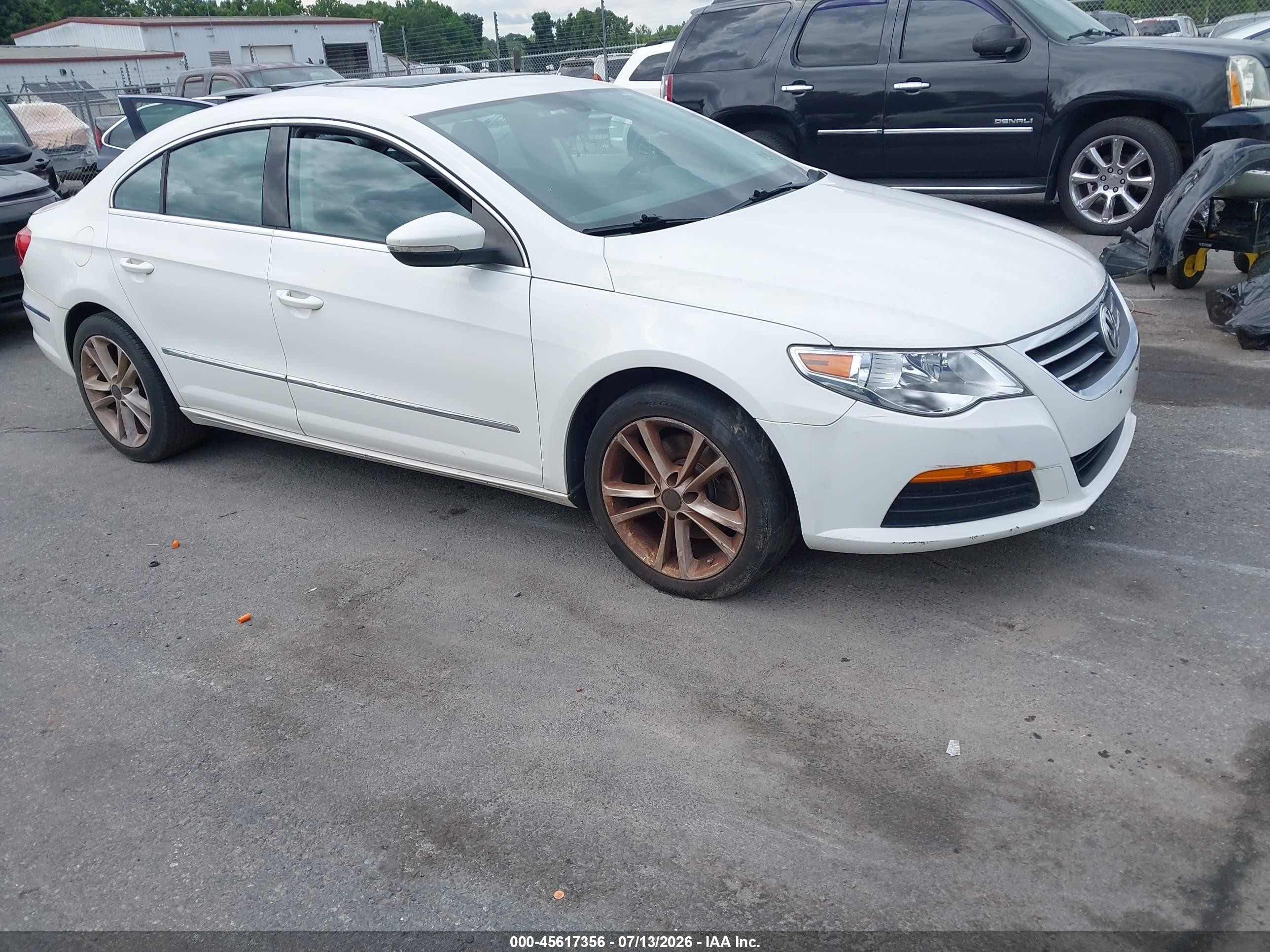 2012 Volkswagen CC Sport, VIN WVWMN7AN4CE501079 — Normal wear