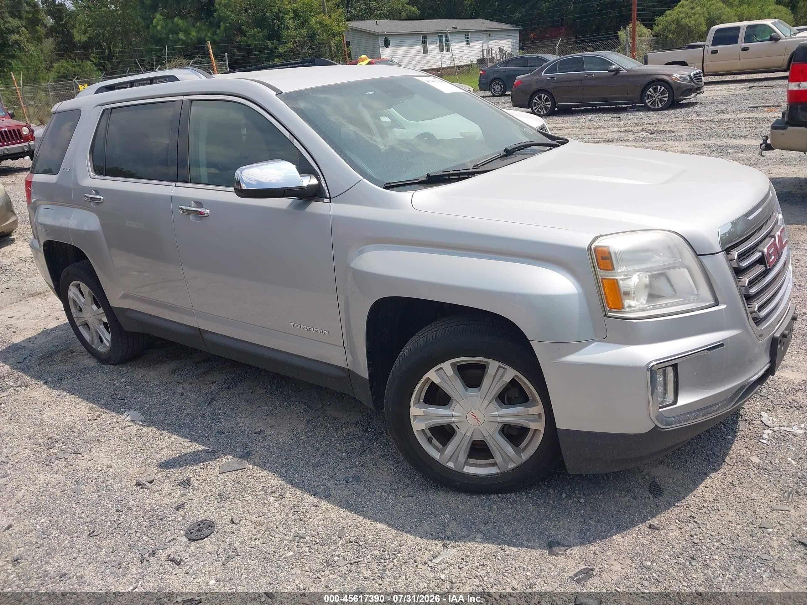 2017 GMC Terrain SLT, VIN 2GKFLUEK7H6321673 — Обычный износ