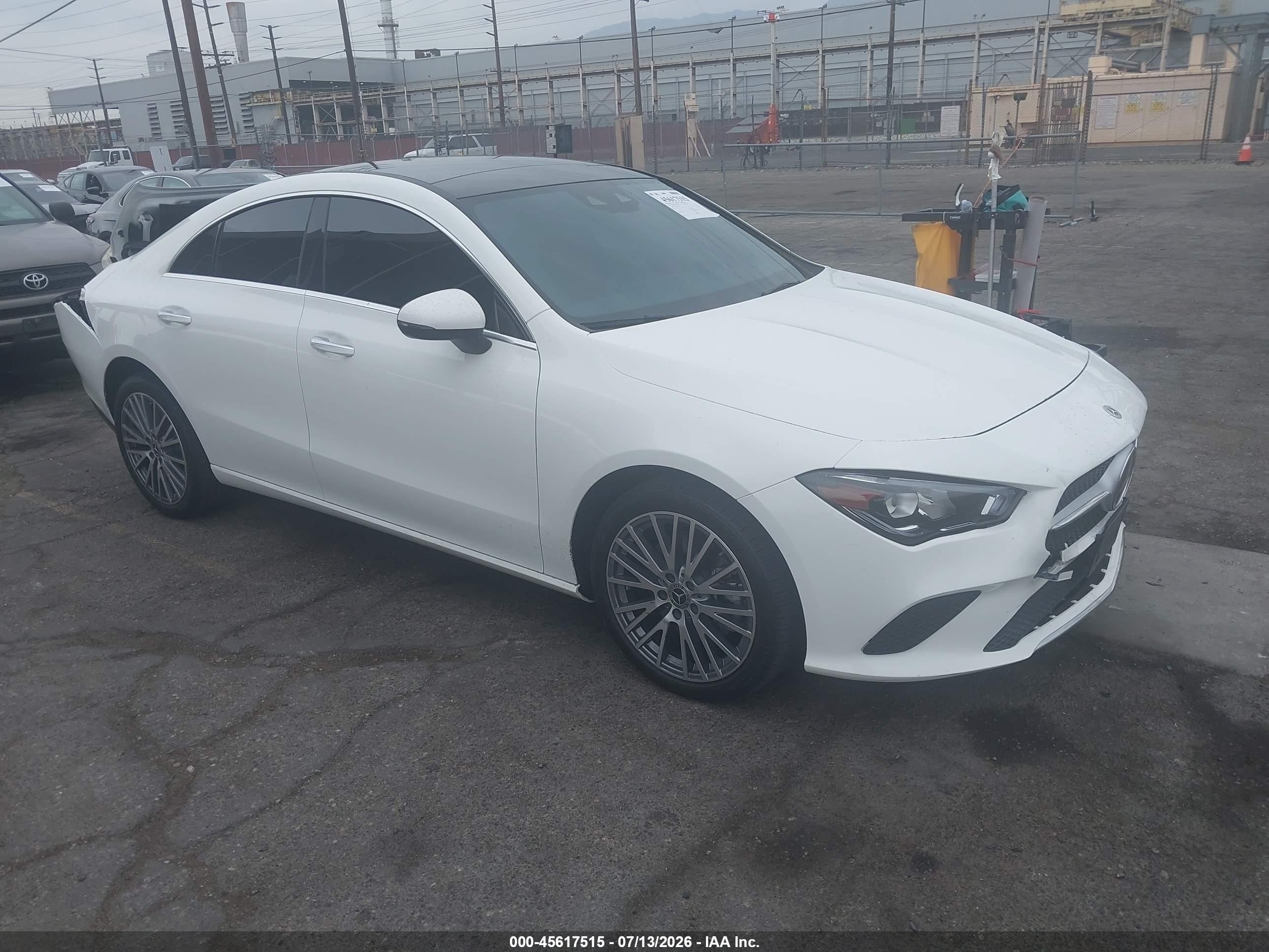2023 Mercedes-Benz CLA 250, VIN W1K5J4GB1PN405398 — Rear end