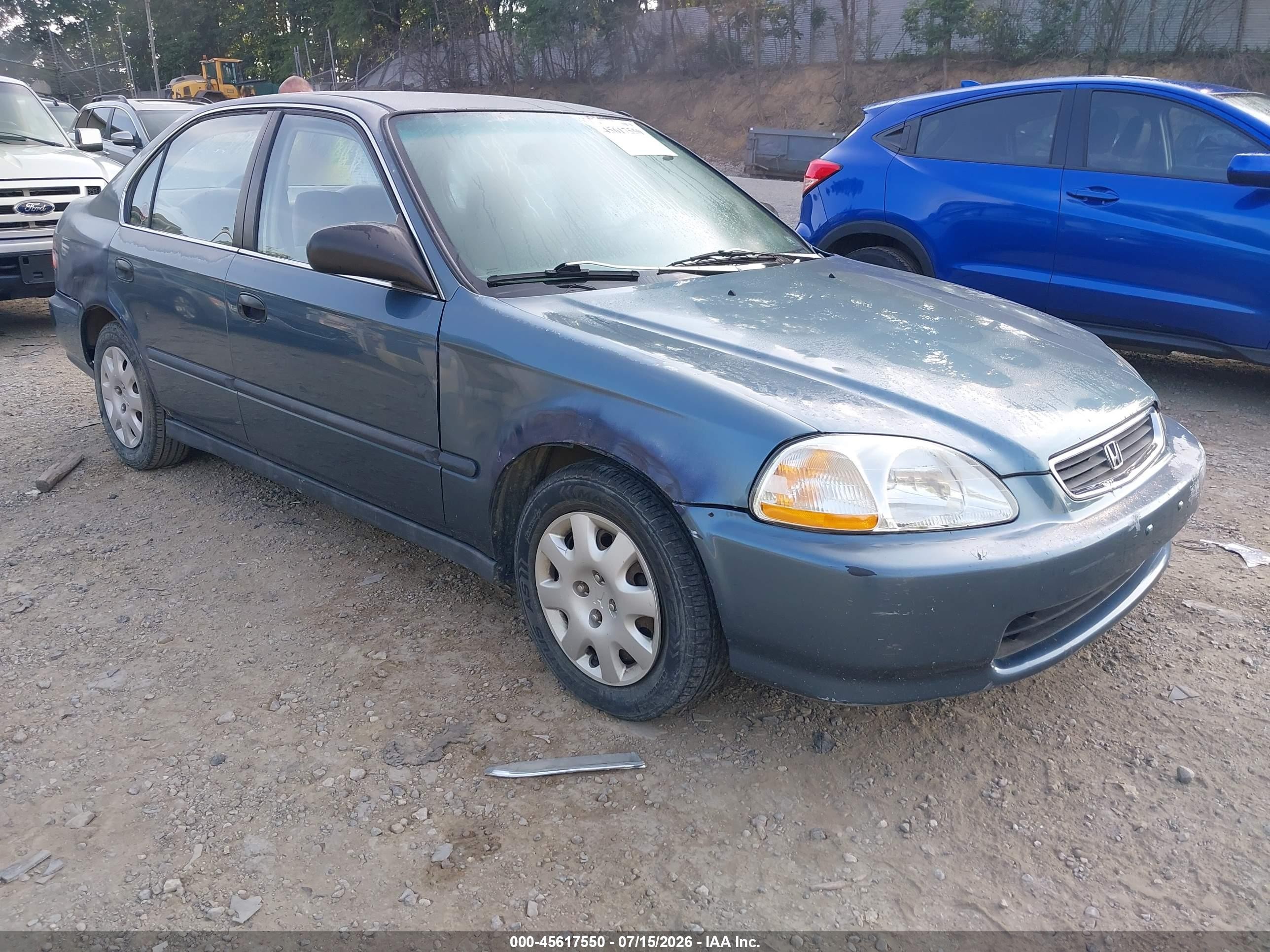 1998 Honda Civic LX, VIN 2HGEJ6677WH626872 — Обычный износ