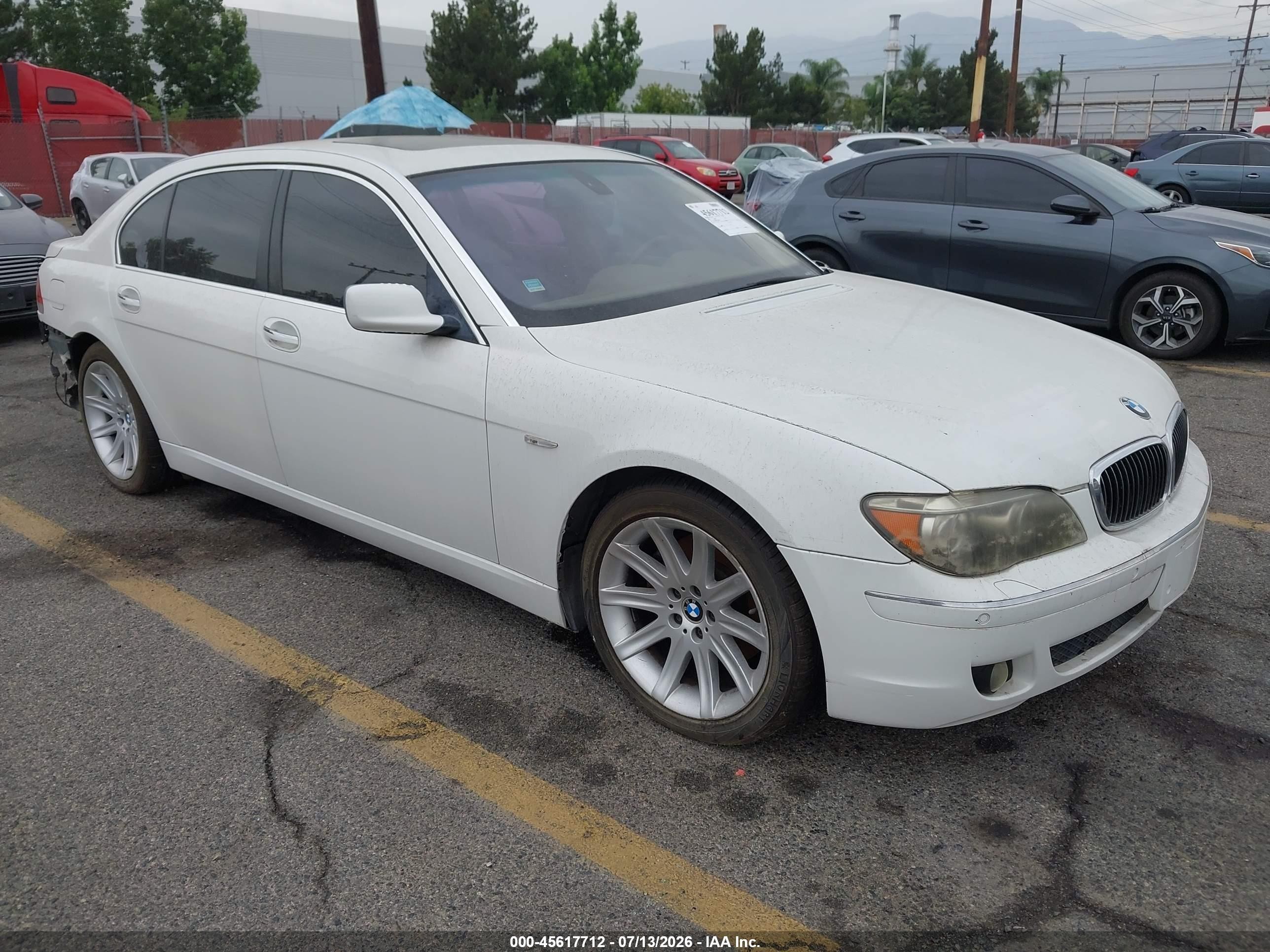 2006 BMW 7 Series 750Li, VIN WBAHN83576DT34826 — Normal wear