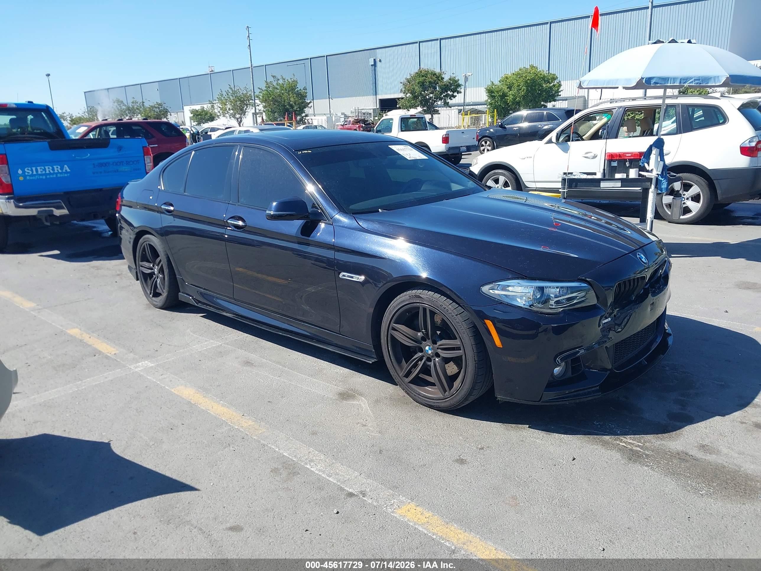 2015 BMW 5 Series 535i, VIN WBA5B1C52FG127262 — Front end