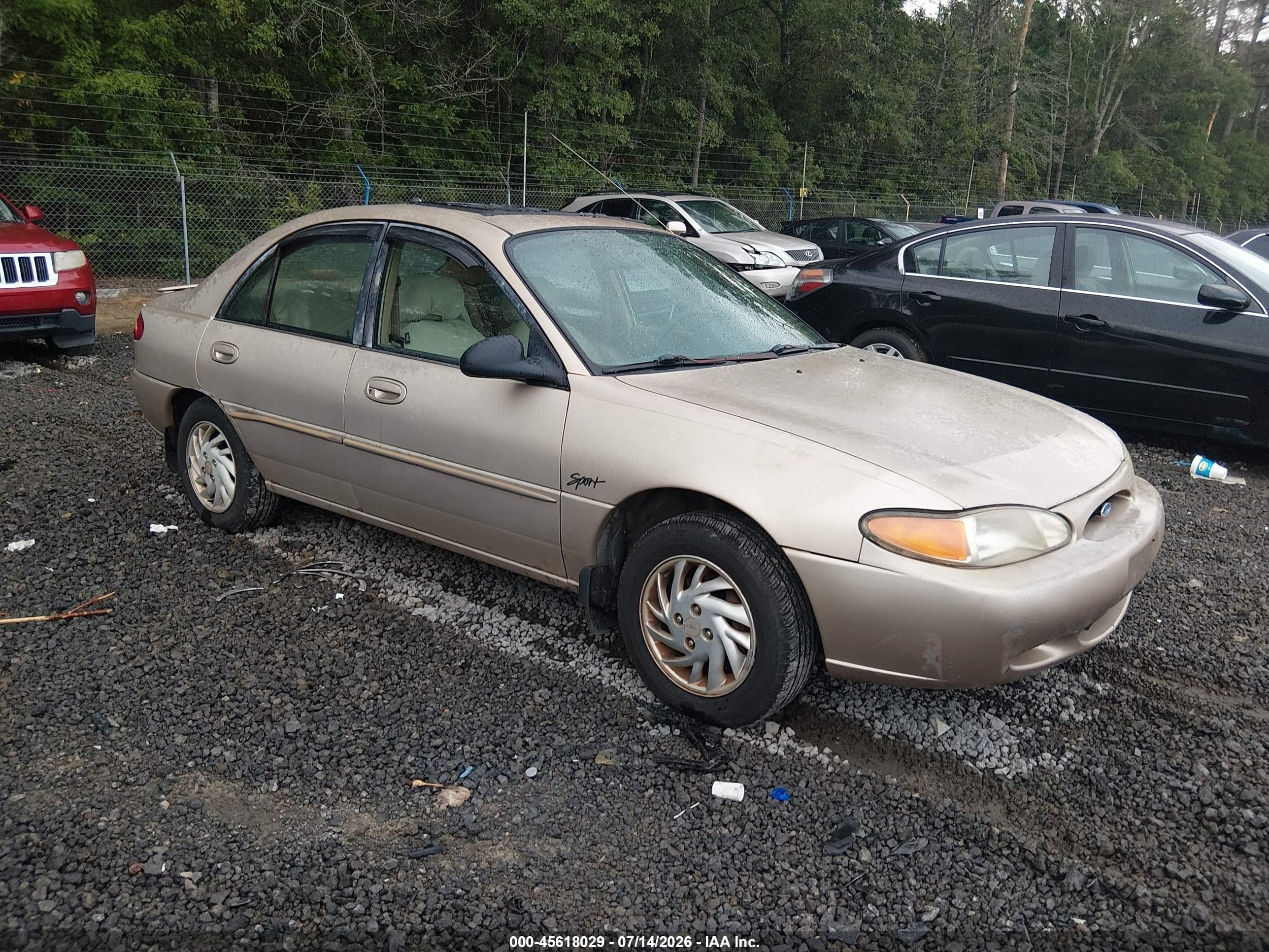 1997 Ford Escort LX, VIN 1FALP13P5VW356011 — Normal wear
