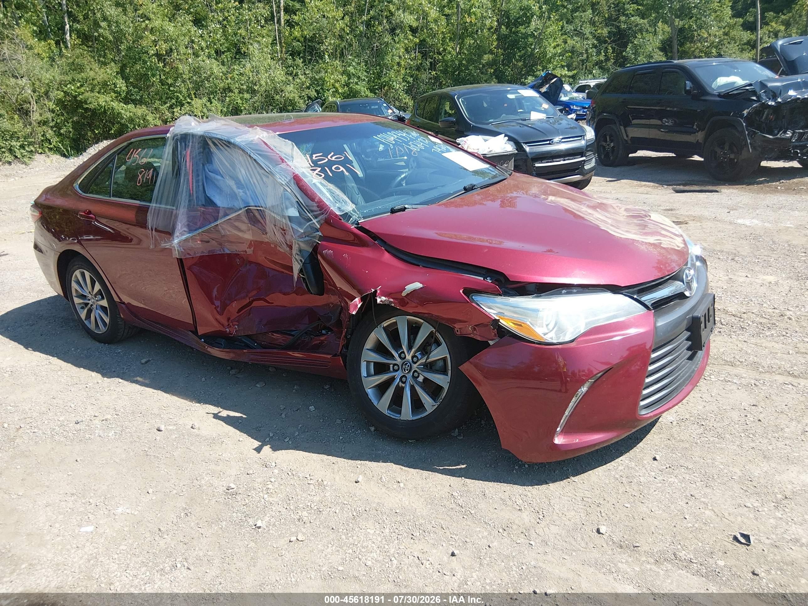 2016 Toyota Camry SE, VIN 4T1BF1FK7GU612474 — Side