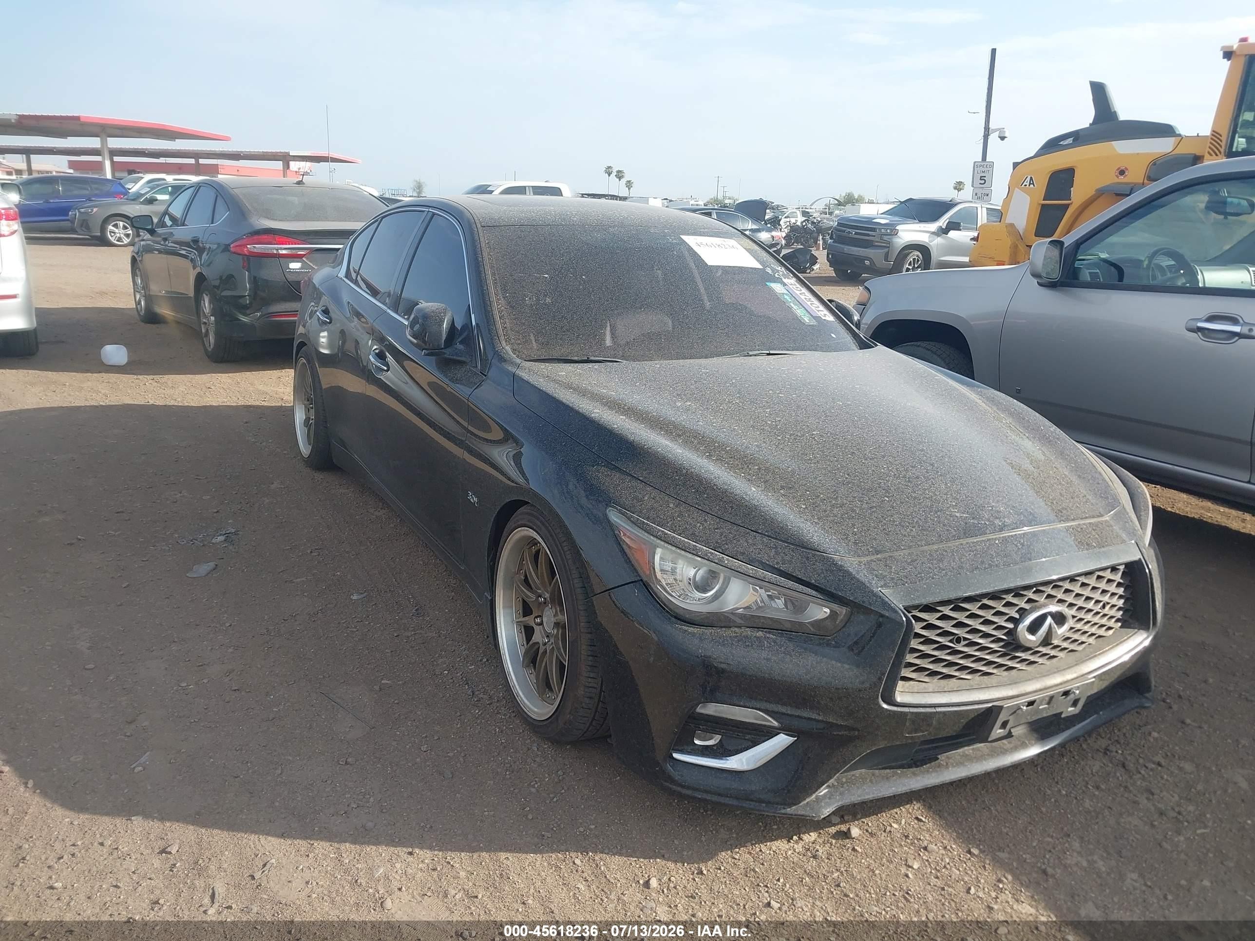 2019 Infiniti Q50 Signature Edition, VIN JN1EV7AP6KM513294 — Normal wear