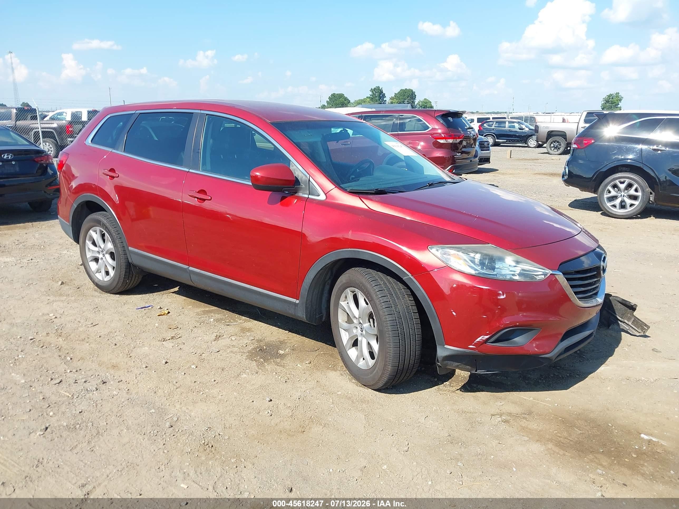 2014 Mazda CX-9 Touring, VIN JM3TB2CA8E0446158 — Front end