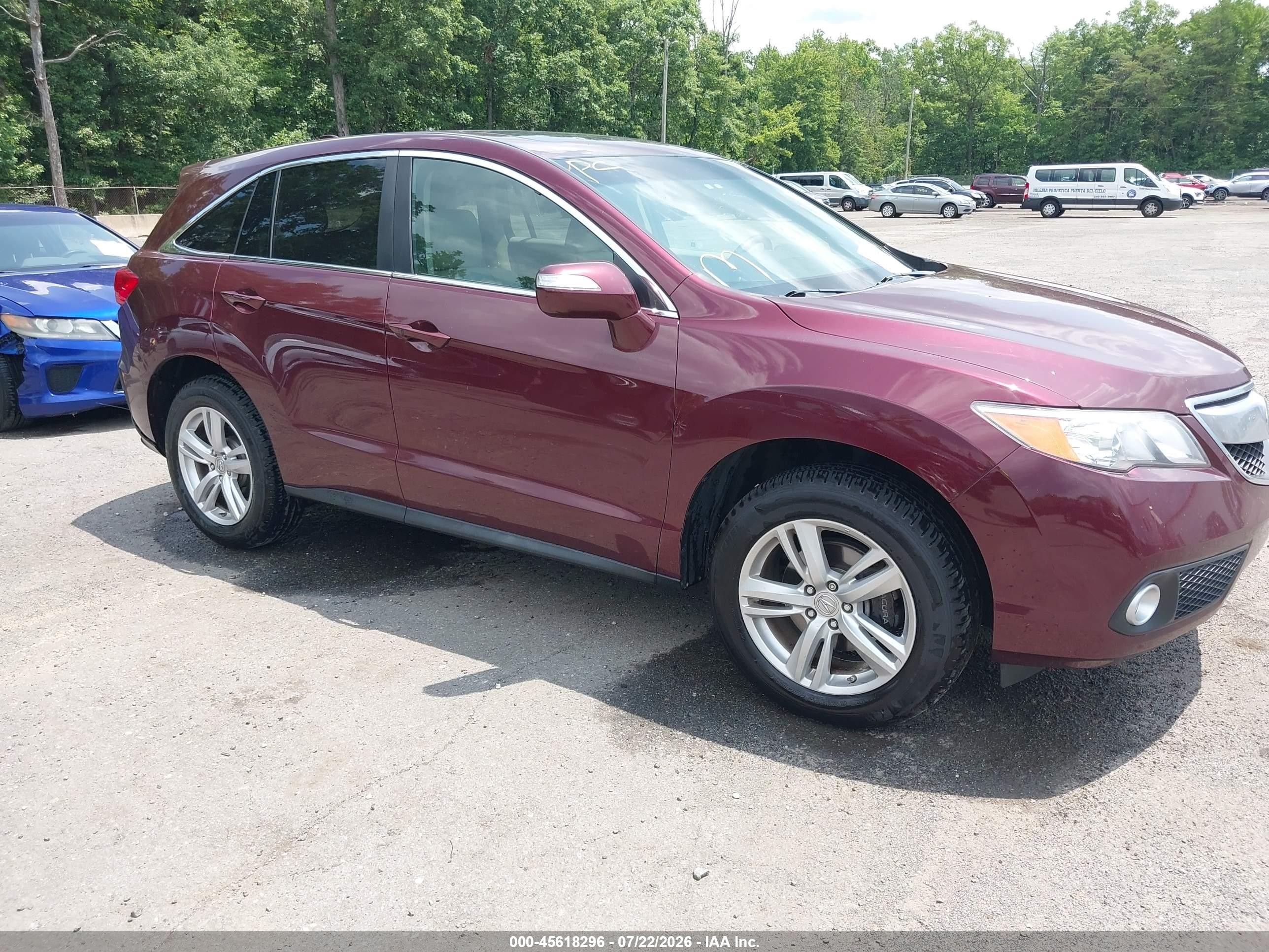 2014 Acura RDX Technology, VIN 5J8TB3H52EL007225 — Rear end