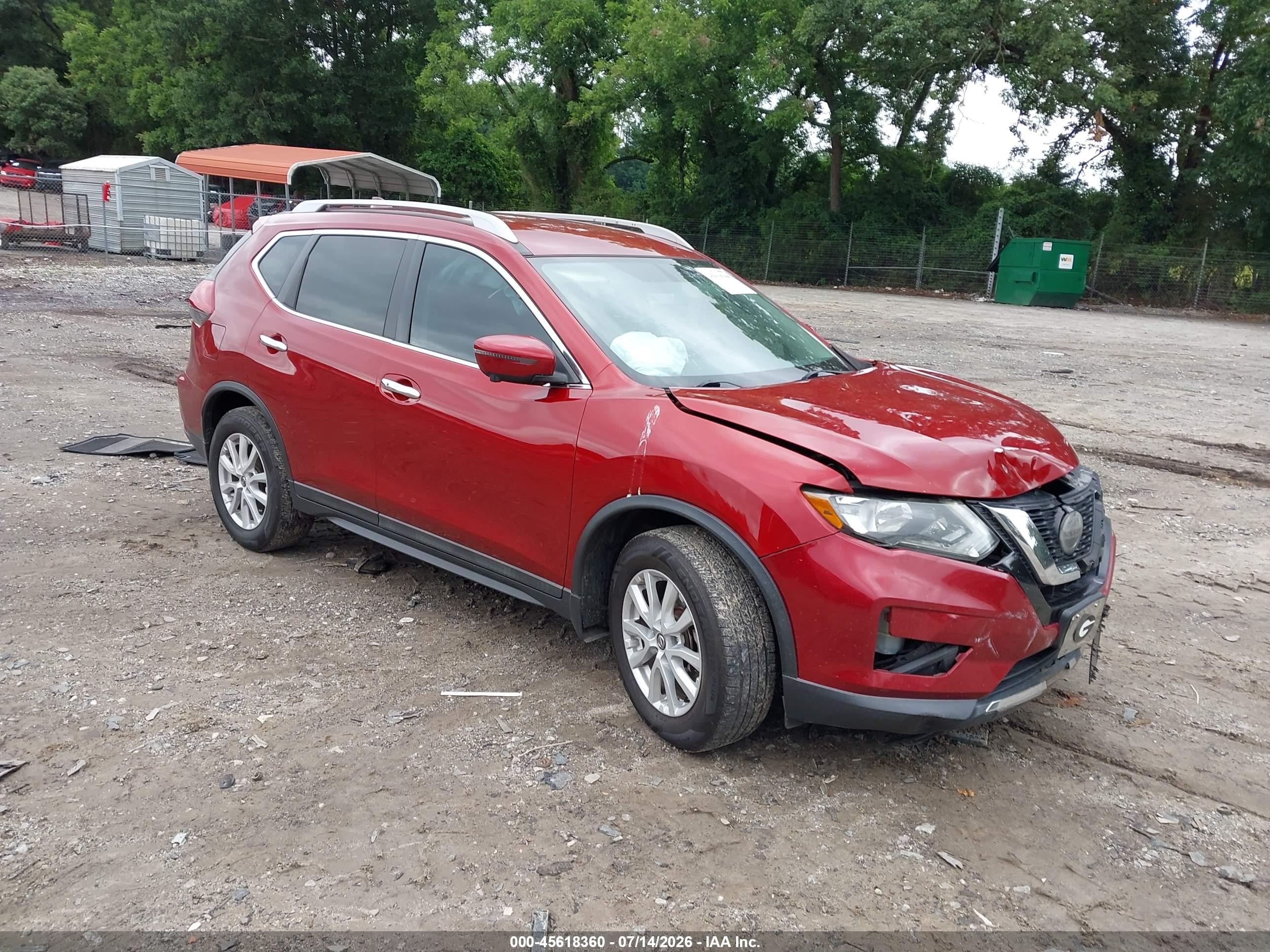 2018 Nissan Rogue SL, VIN 5N1AT2MTXJC826880 — Front end