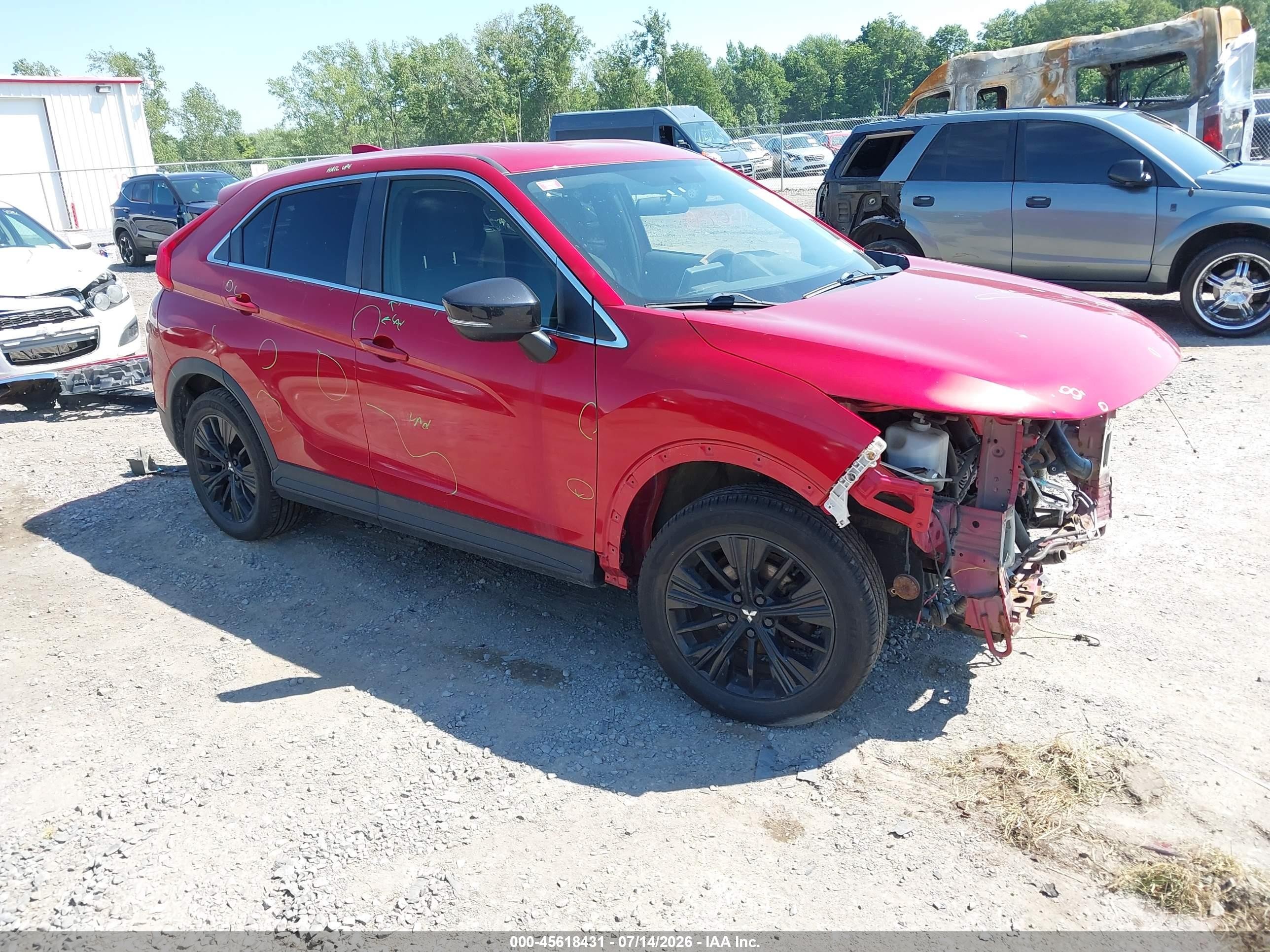2018 Mitsubishi Eclipse Cross LE, VIN JA4AT4AA5JZ049213 — Front end