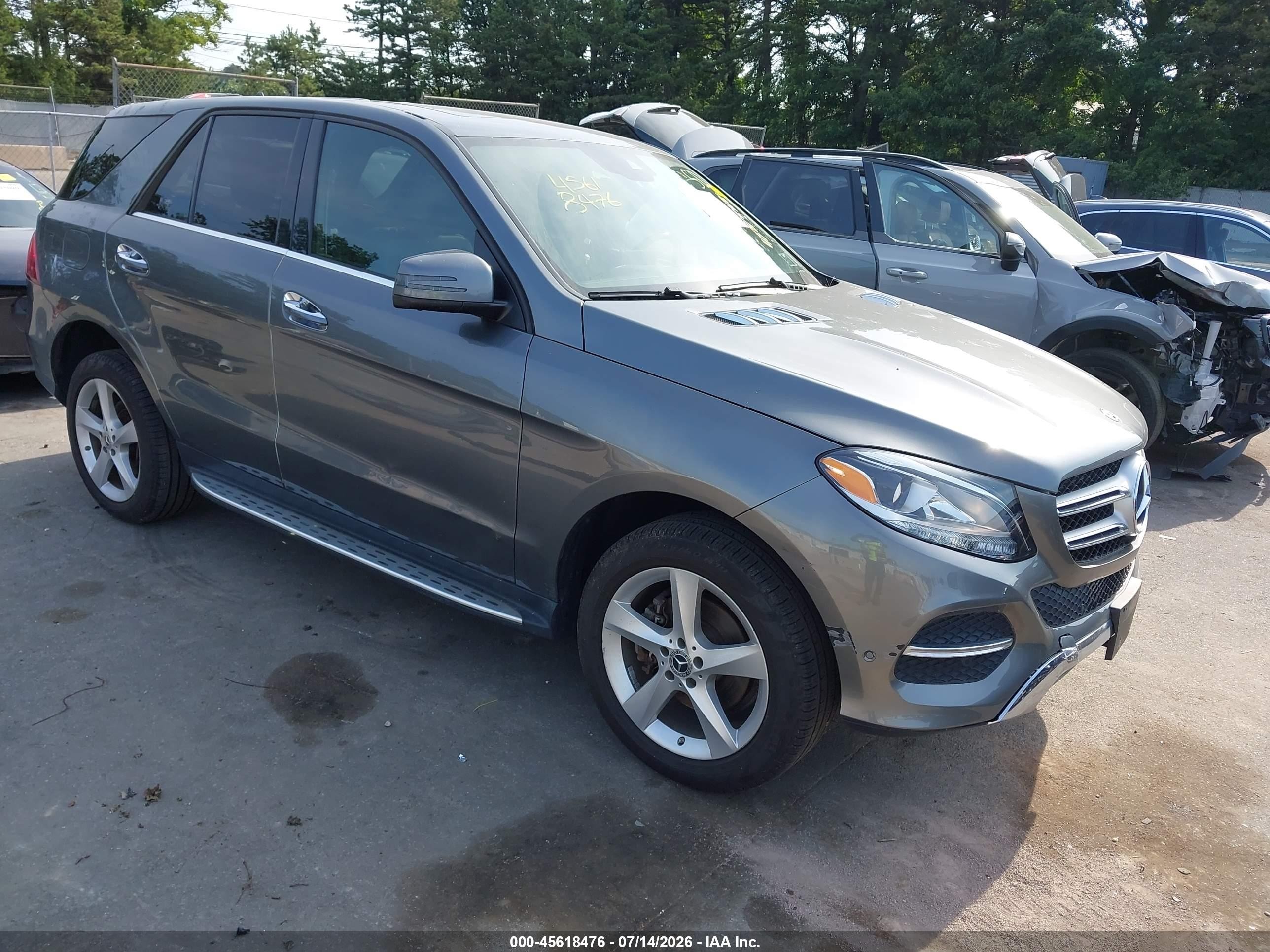 2018 Mercedes-Benz GLE 350, VIN 4JGDA5HB1JB138116 — Rear end
