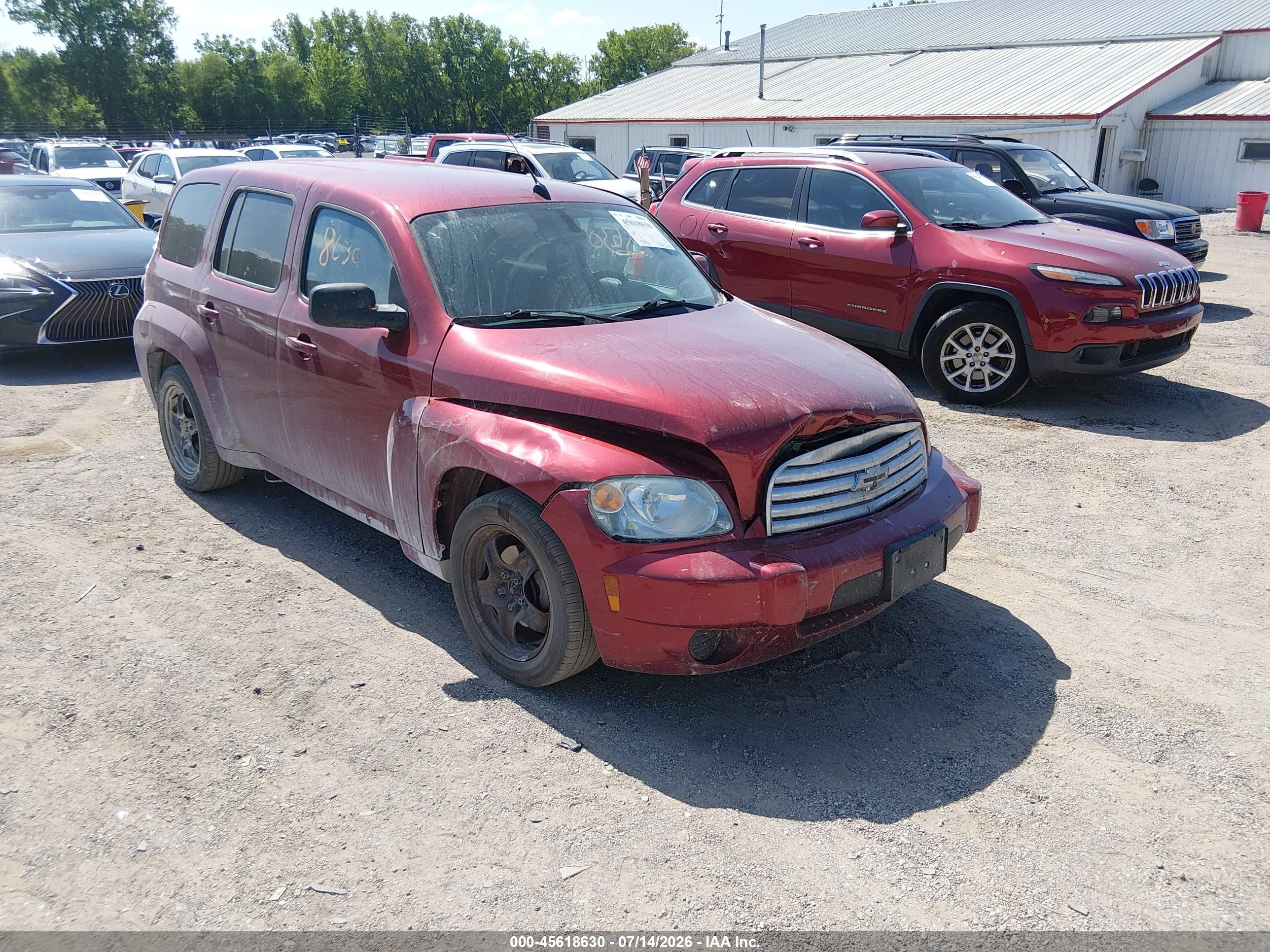2008 Chevrolet HHR LT, VIN 3GNDA23D58S651595 — Front end
