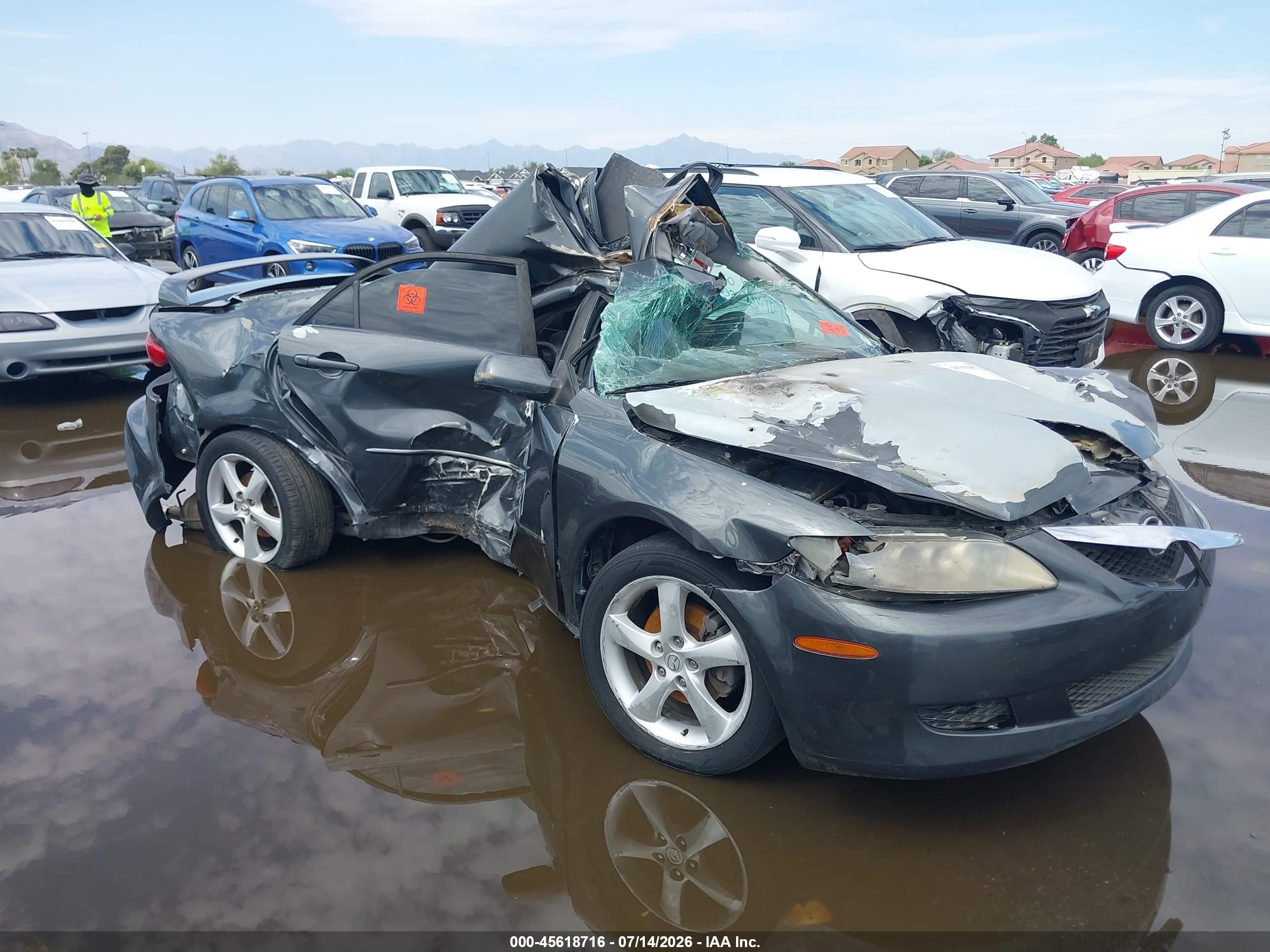2003 Mazda 6 s, VIN 1YVFP80D035M52233 — Side