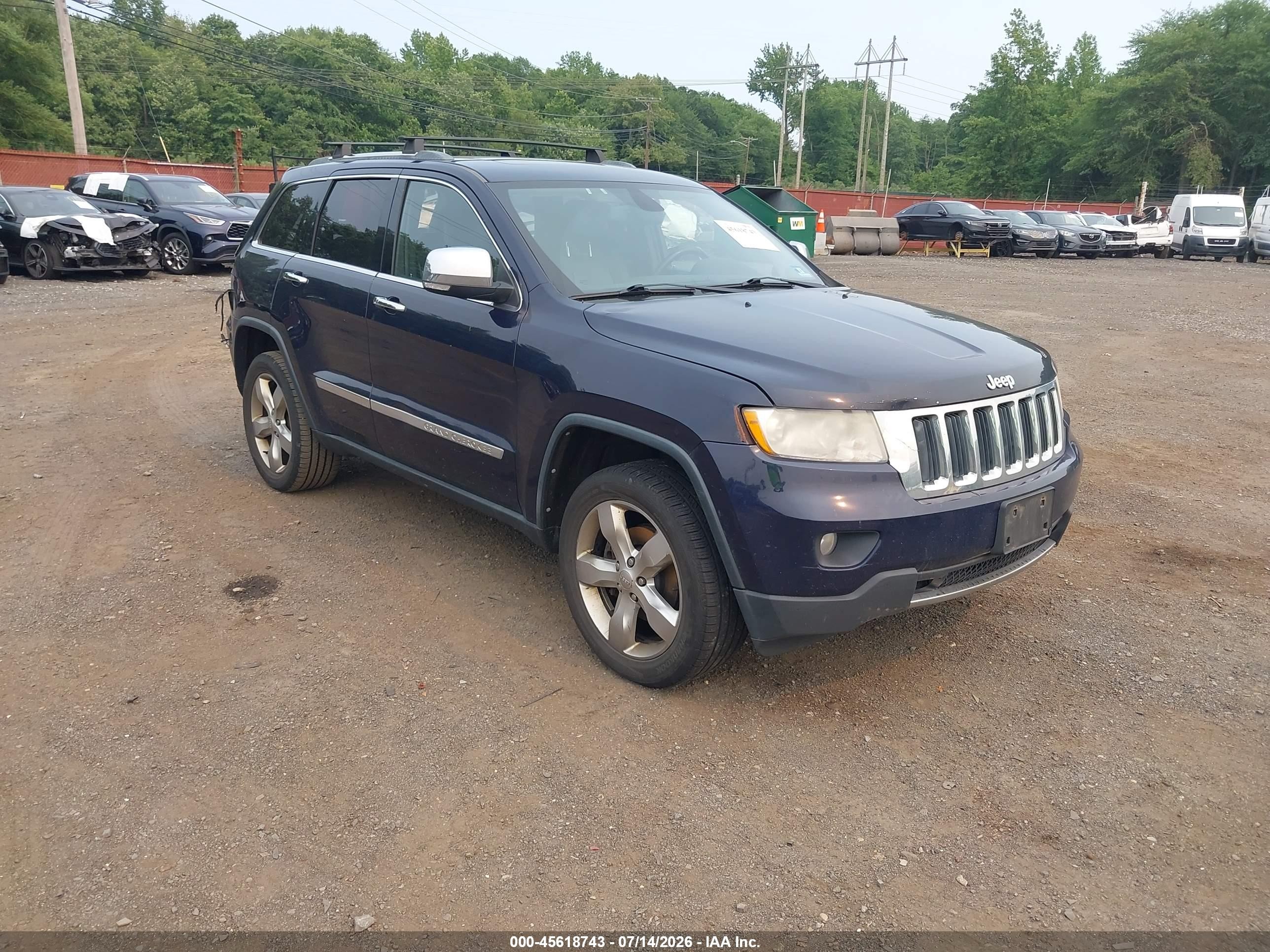 2012 Jeep Grand Cherokee Limited, VIN 1C4RJFBG0CC254294 — Rear end