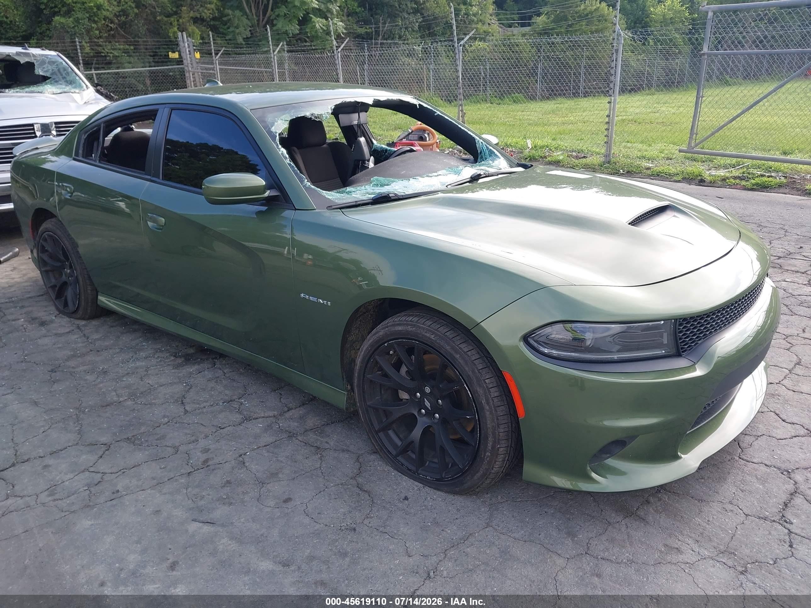 2022 Dodge Charger R/T, VIN 2C3CDXCT9NH165987 — Vandalism