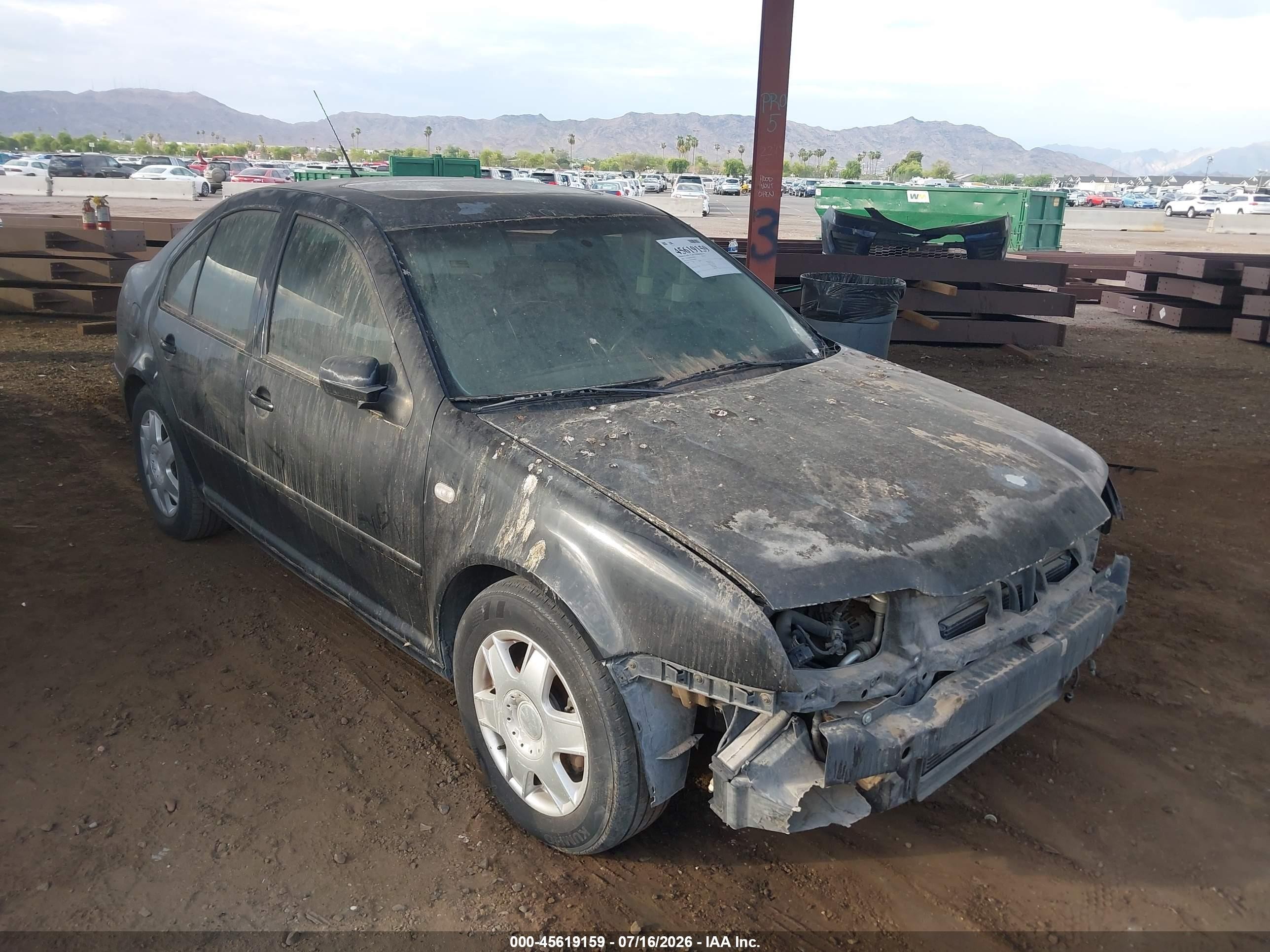 2001 Volkswagen Jetta, VIN 3VWTG29M81M028876 — Обычный износ
