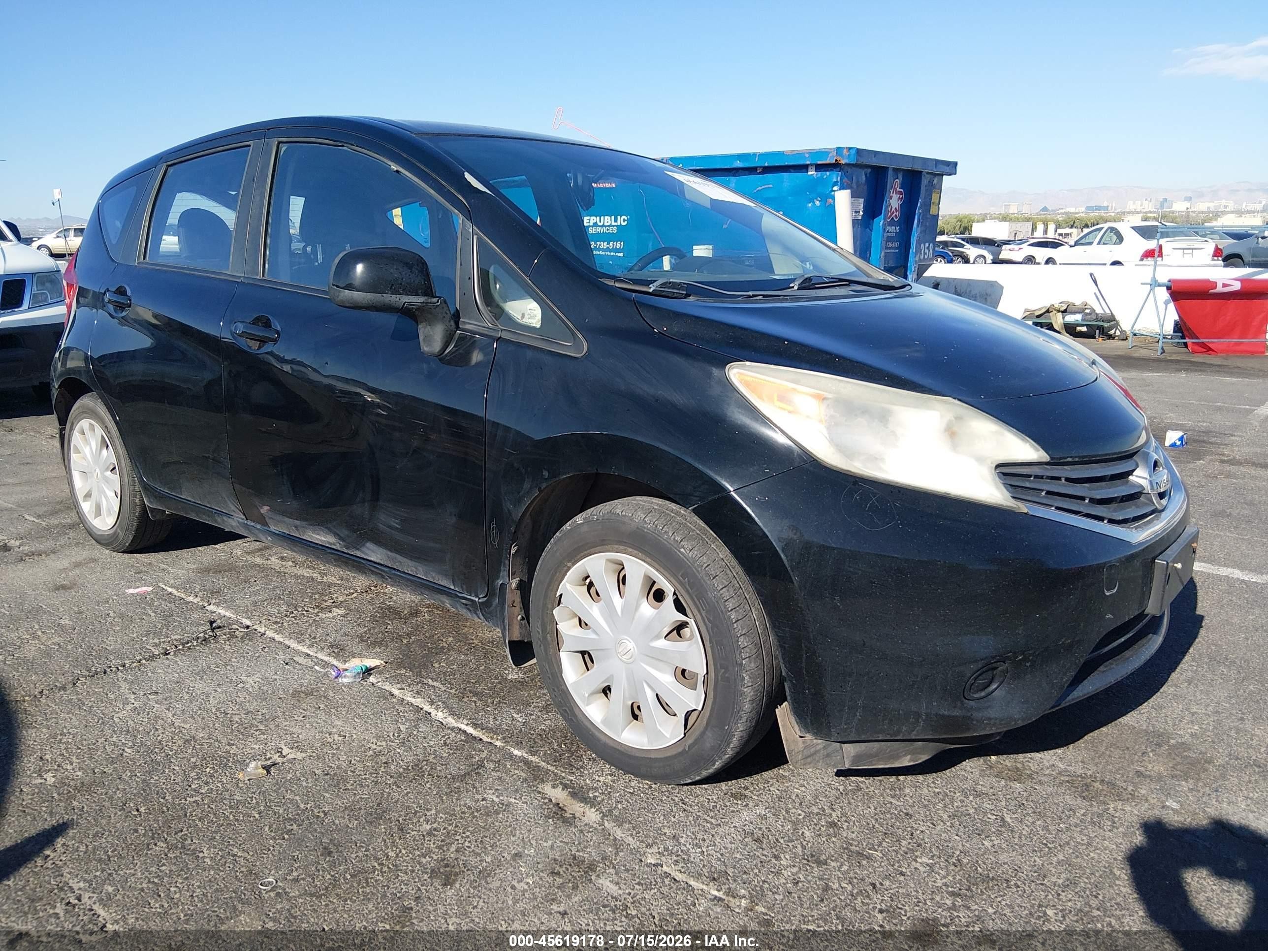 2014 Nissan Note S Plus, VIN 3N1CE2CP3EL364851 — Обычный износ
