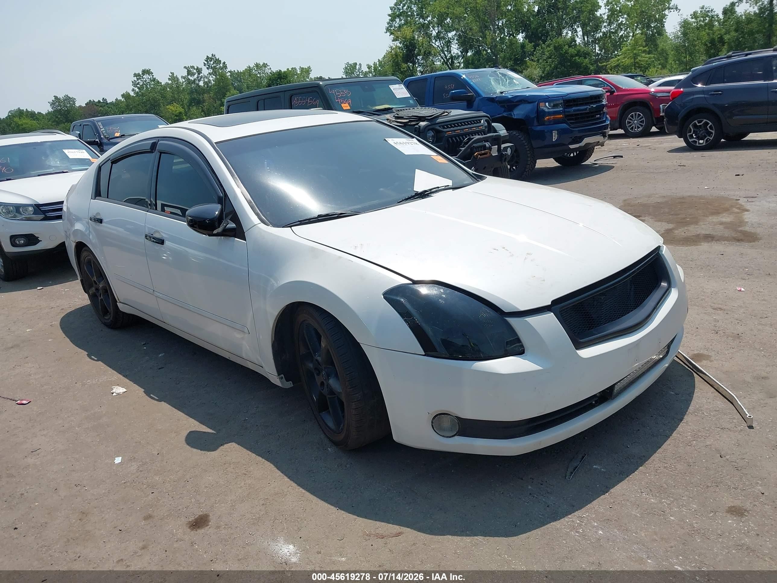 2004 Nissan Maxima SL, VIN 1N4BA41E84C846345 — Interior fire