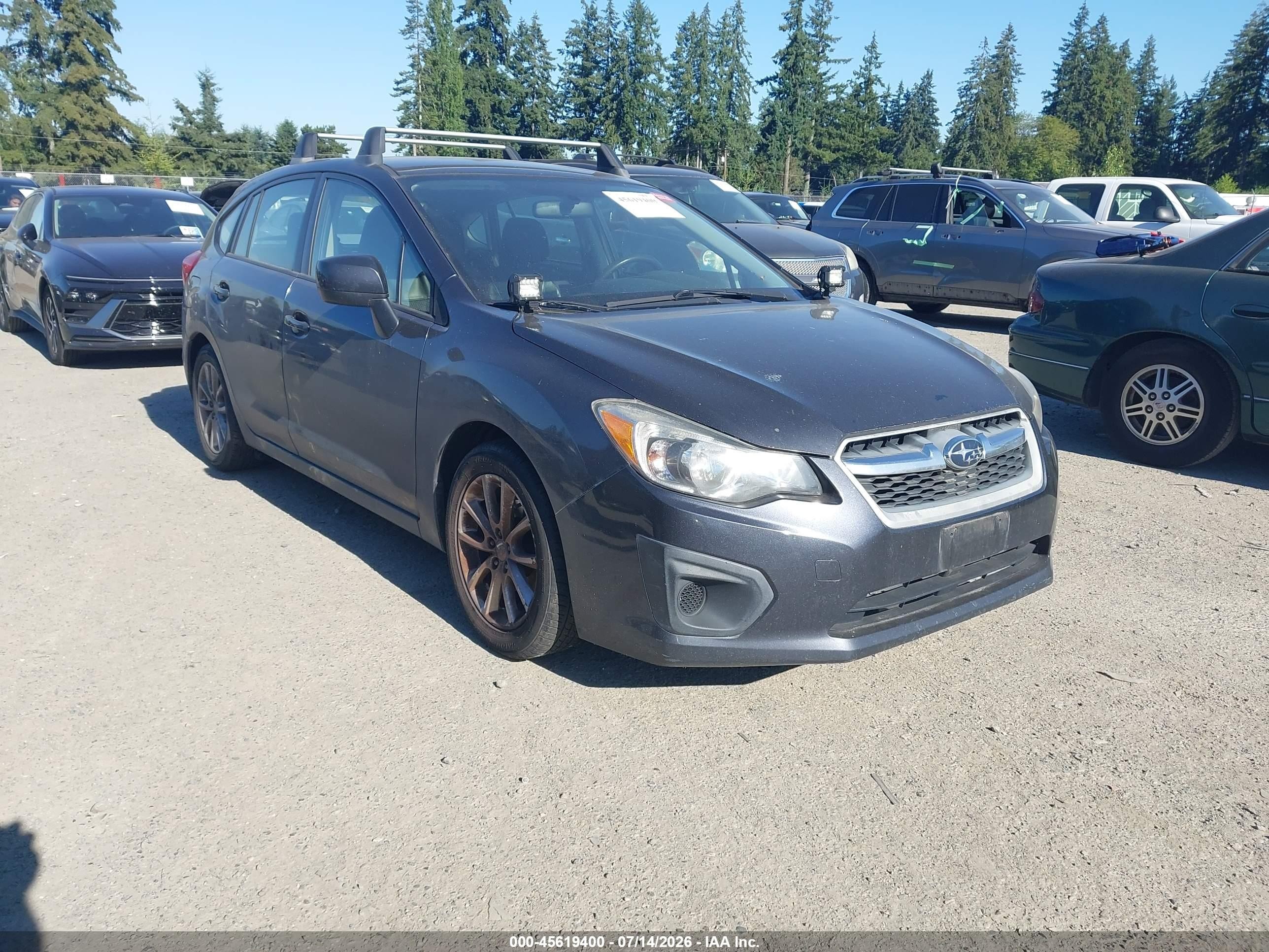 2013 Subaru Impreza Premium, VIN JF1GPAC61DH815983 — Normal wear