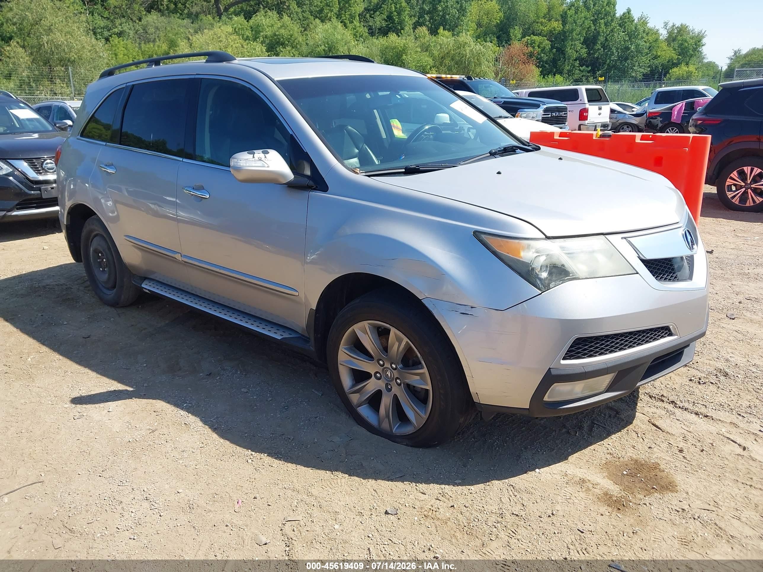 2012 Acura MDX Advance, VIN 2HNYD2H63CH520635 — Normal wear