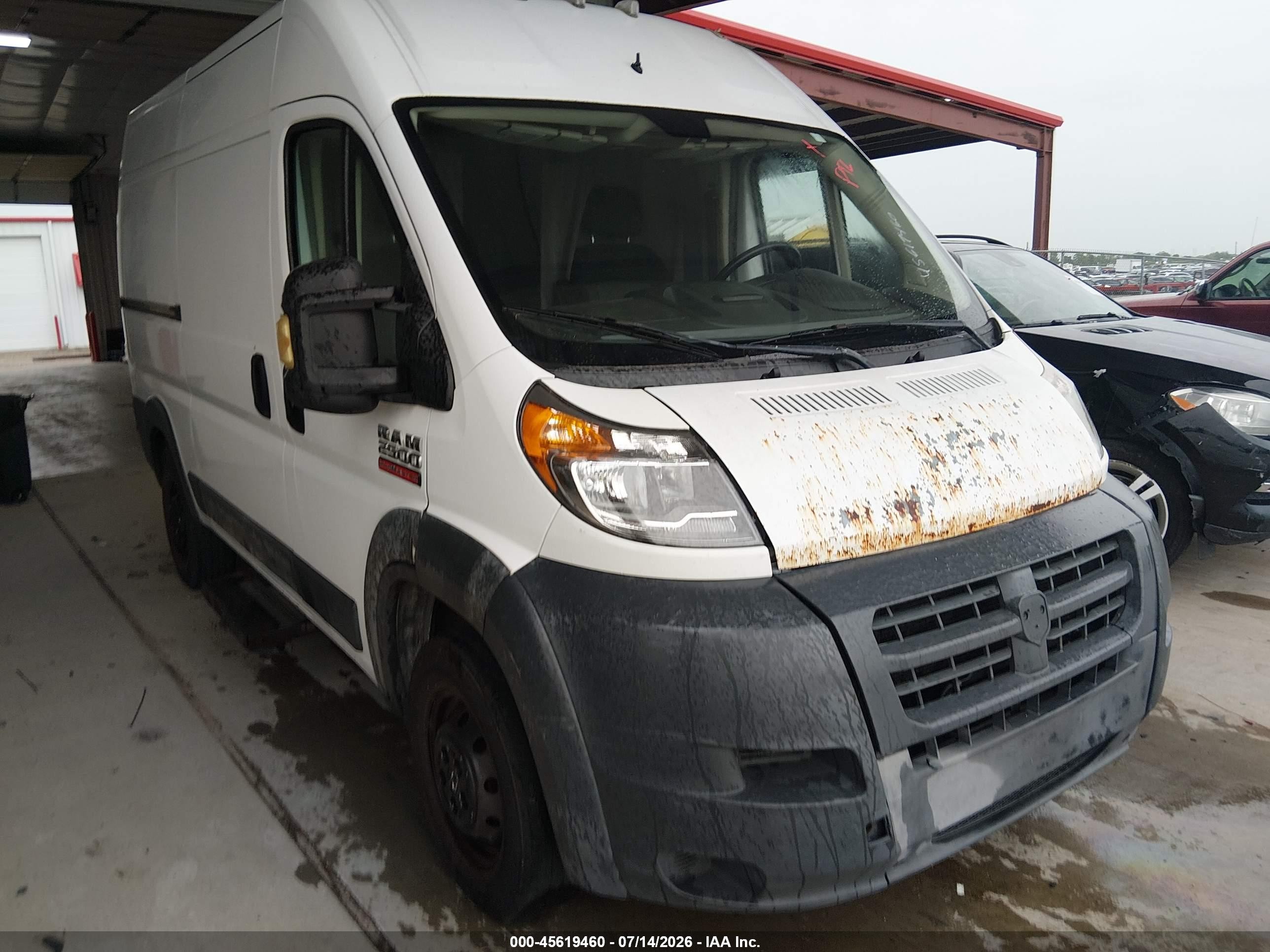 2017 Ram ProMaster Cargo, VIN 3C6TRVCG1HE510439 — Обычный износ