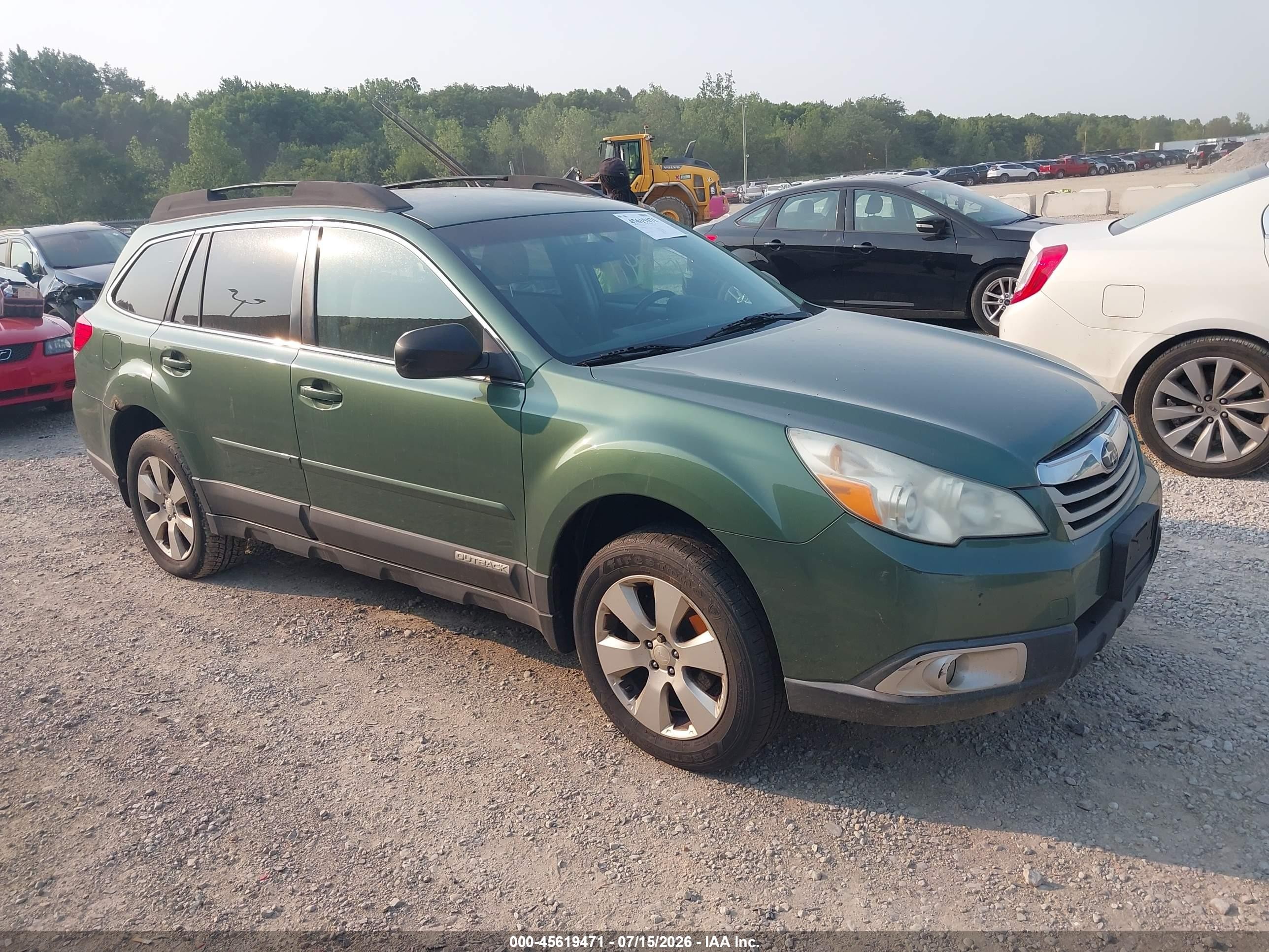 2011 Subaru Outback Premium, VIN 4S4BRBCC6B3391975 — Обычный износ
