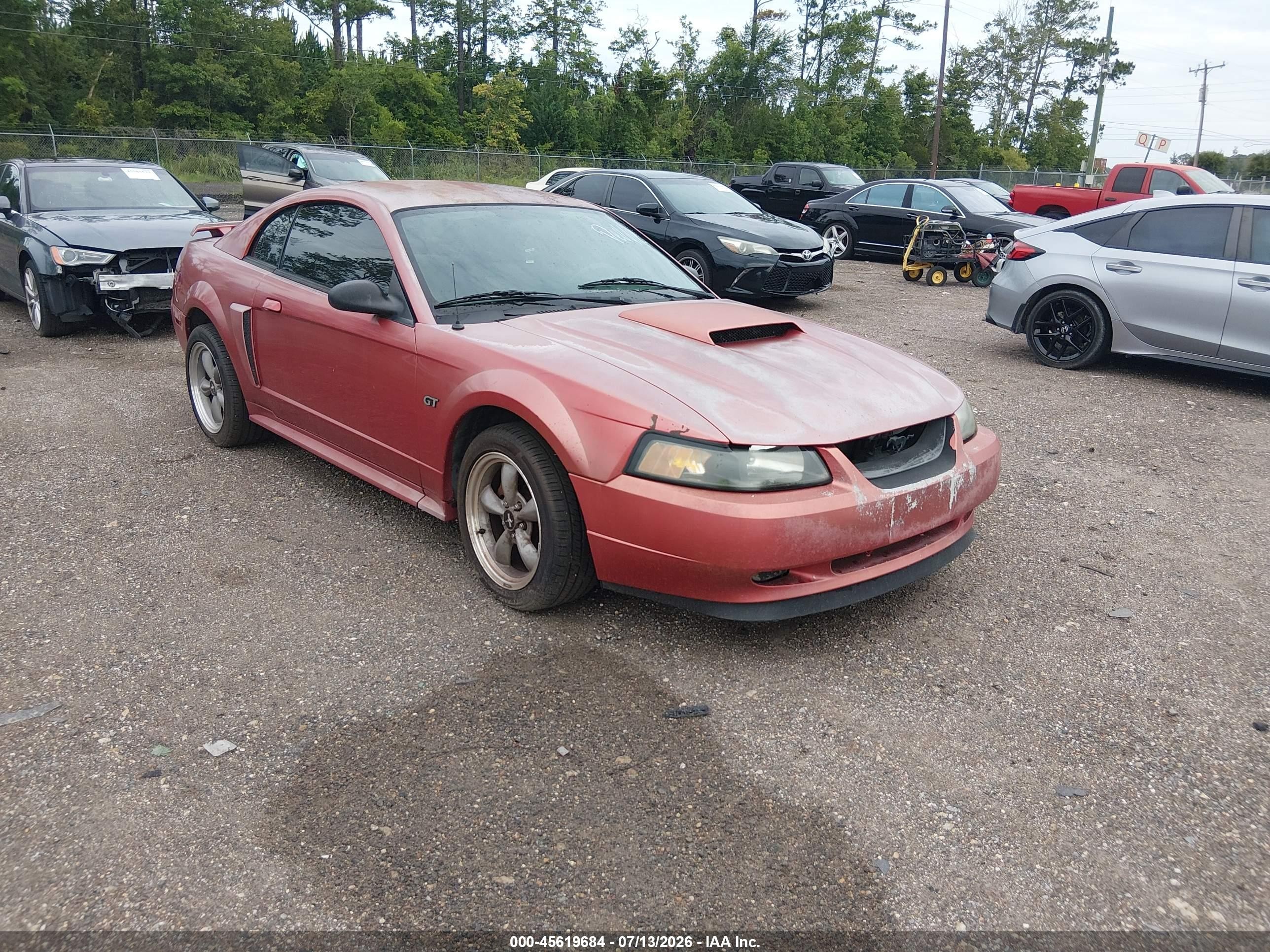 2002 Ford Mustang GT Deluxe, VIN 1FAFP42X02F103416 — Normal wear
