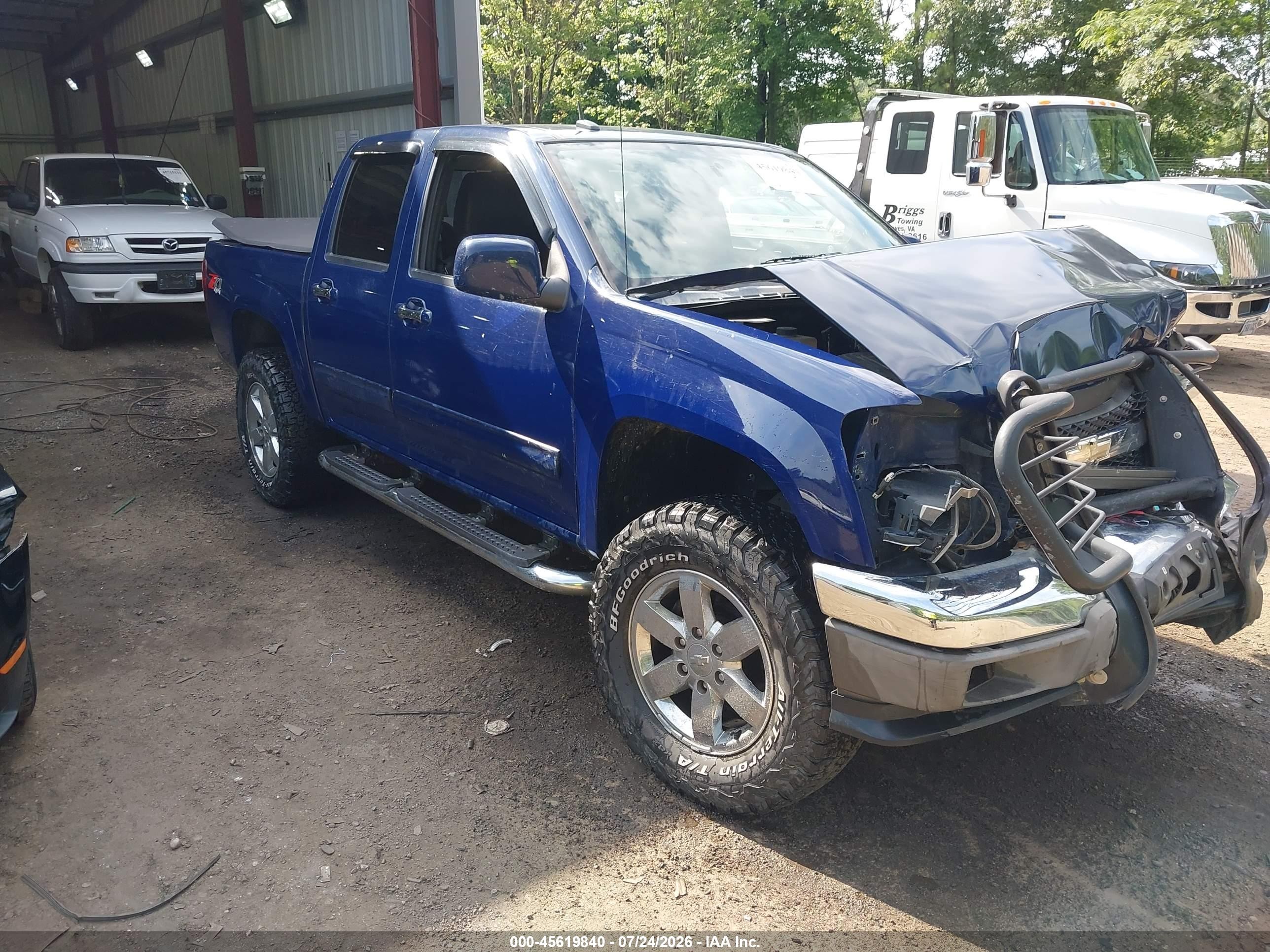 2012 Chevrolet Colorado 2LT, VIN 1GCHTDFE9C8134239 — Front end