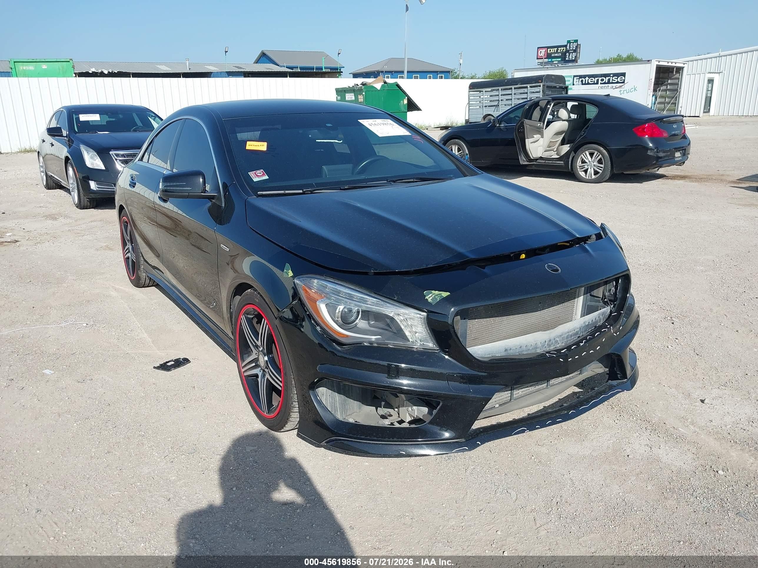 2016 Mercedes-Benz CLA 250, VIN WDDSJ4GB1GN309614 — Side
