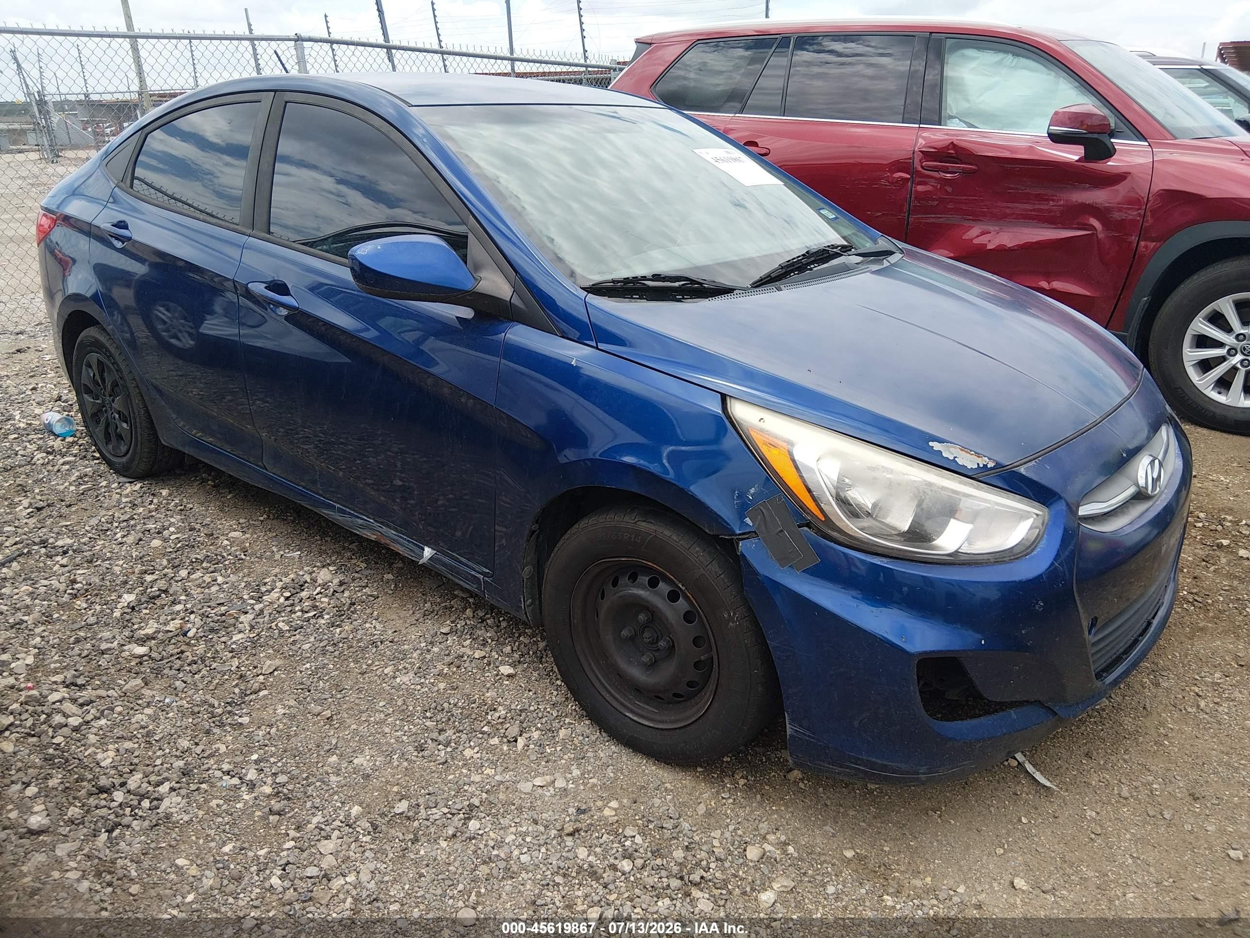 2017 Hyundai Accent SE, VIN KMHCT4AE8HU174047 — Обычный износ