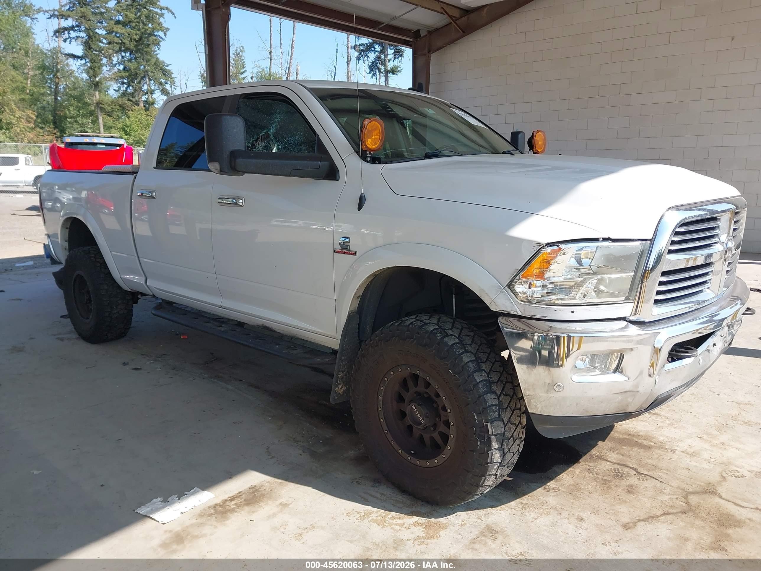 2016 Ram 2500 Big Horn, VIN 3C6UR5DL0GG109211 — Vandalism