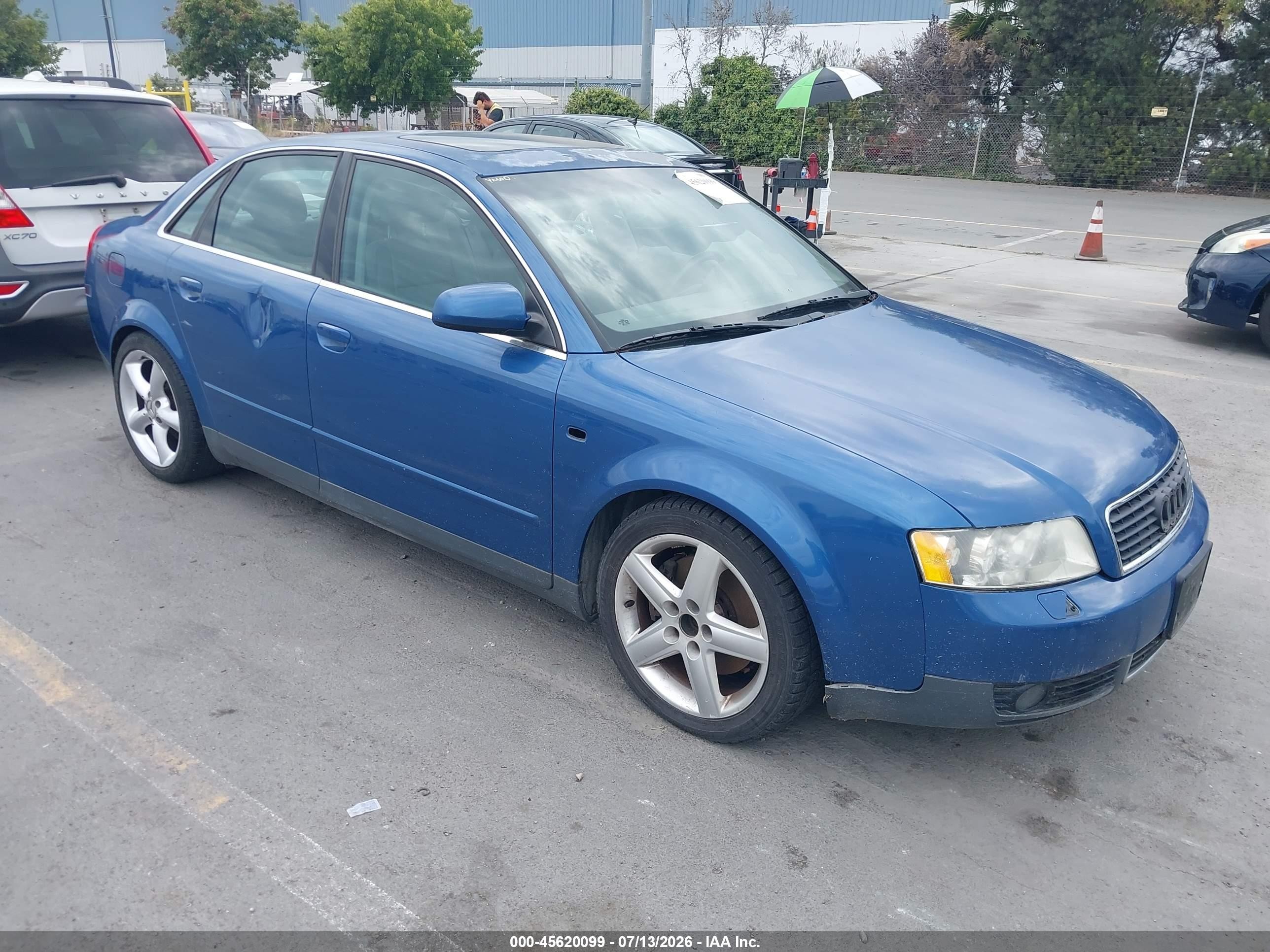2002 Audi A4 3.0L, VIN WAULT68E32A101700 — Normal wear