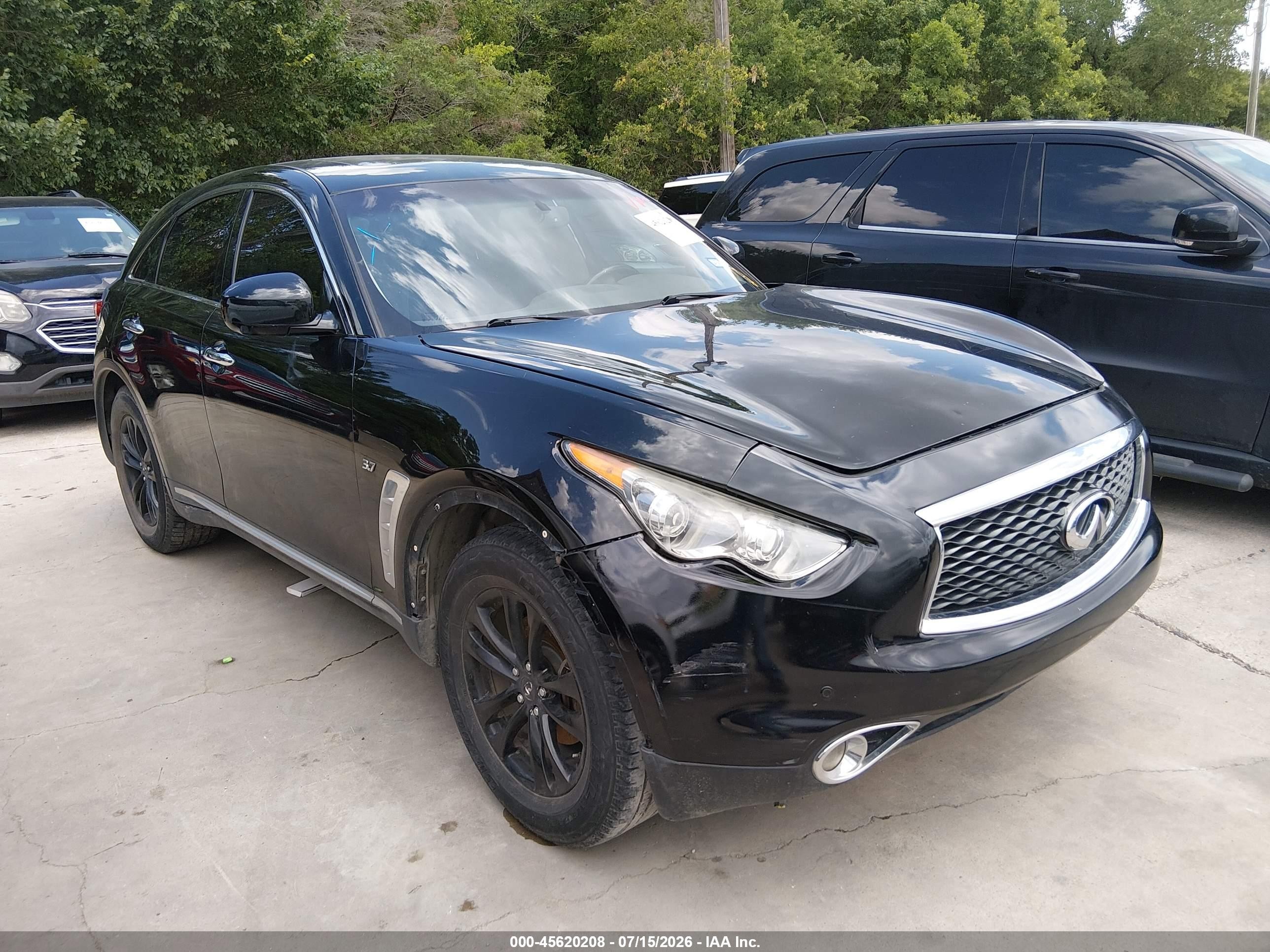 2017 Infiniti QX70, VIN JN8CS1MU9HM143550 — Normal wear