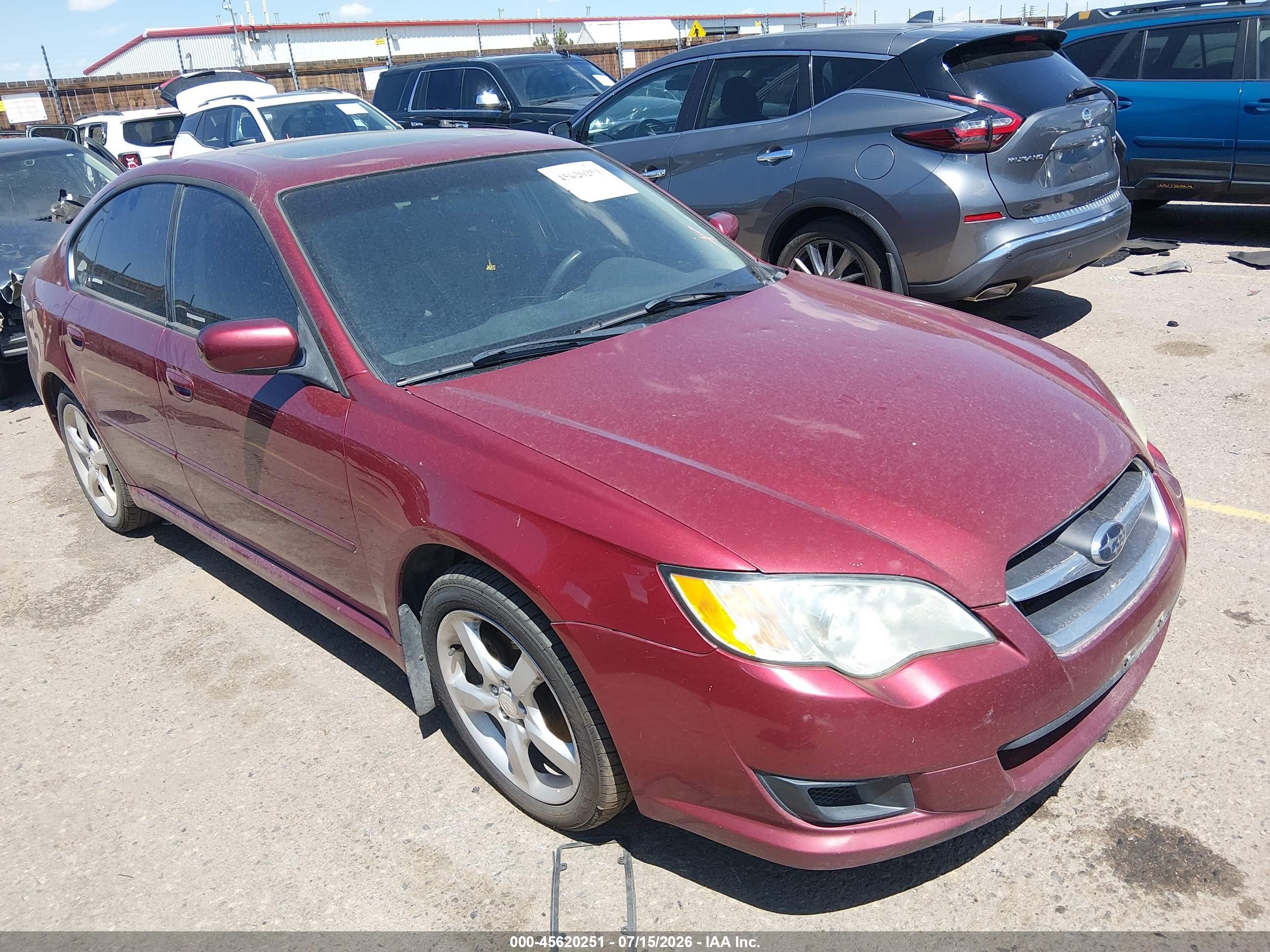 2009 Subaru Legacy Special, VIN 4S3BL616397210635 — Hail