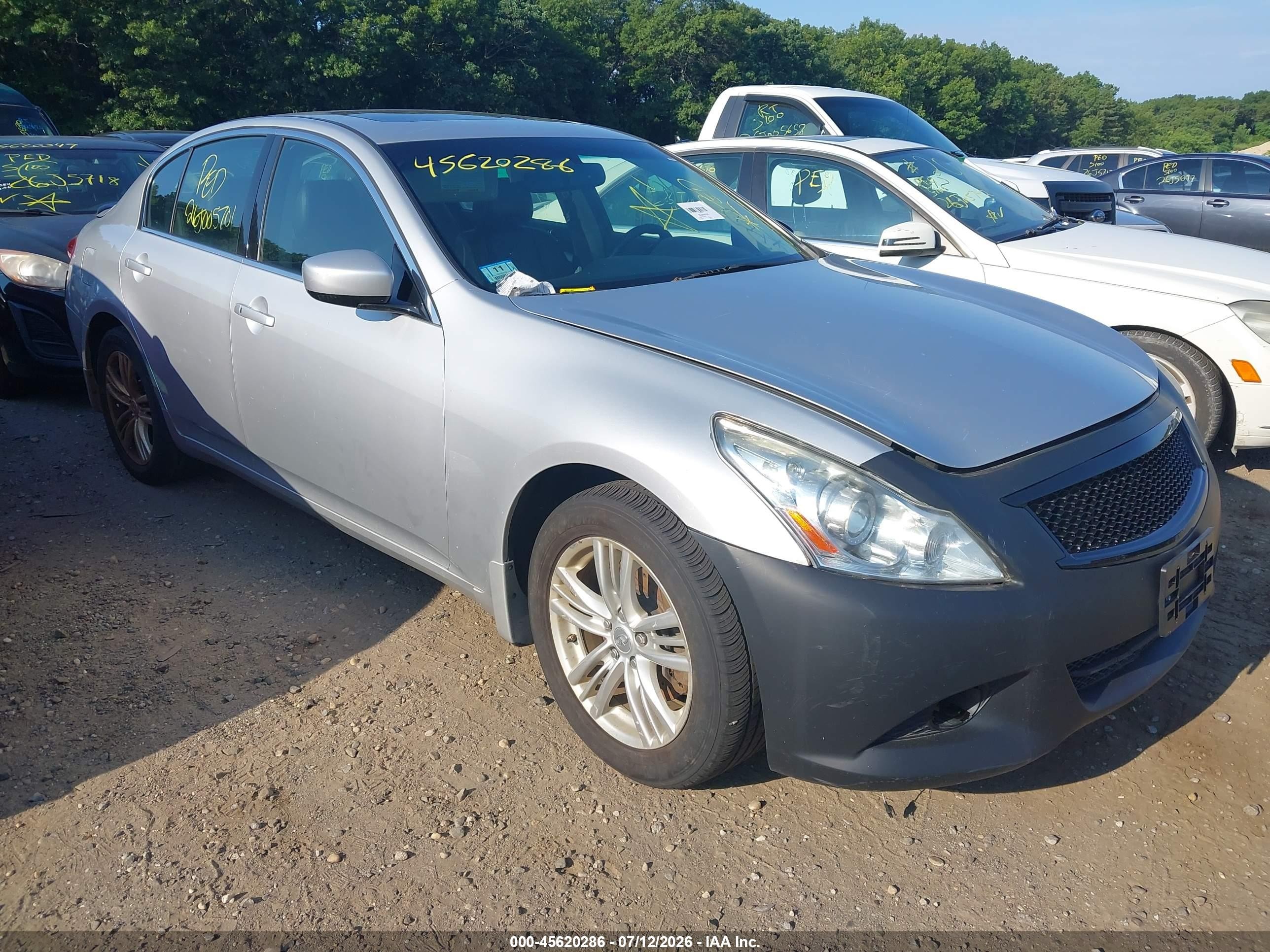 2011 Infiniti G25 x, VIN JN1DV6AR4BM452230 — All over
