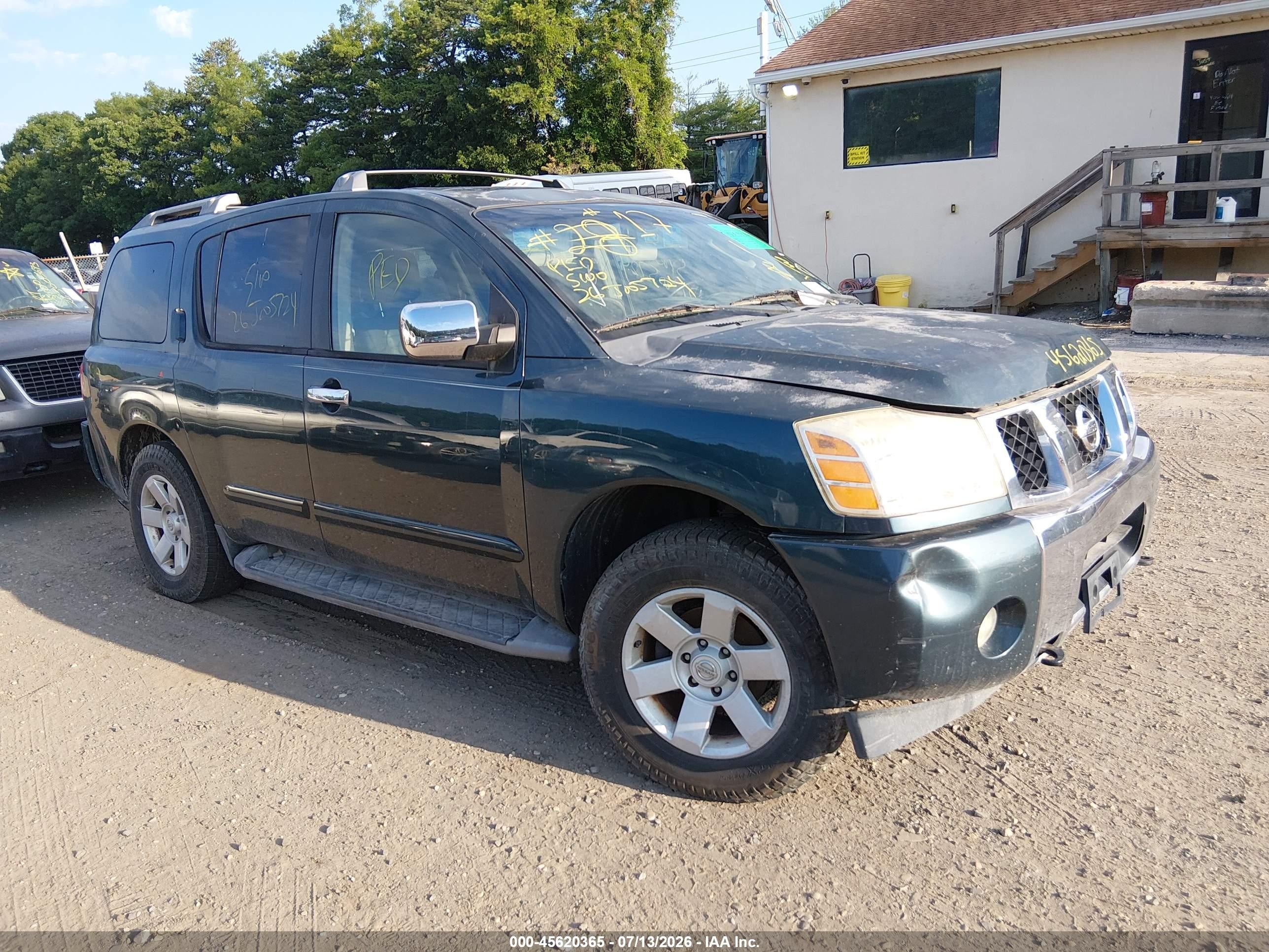 2004 Nissan Armada SE, VIN 5N1AA08B44N745782 — Rear end